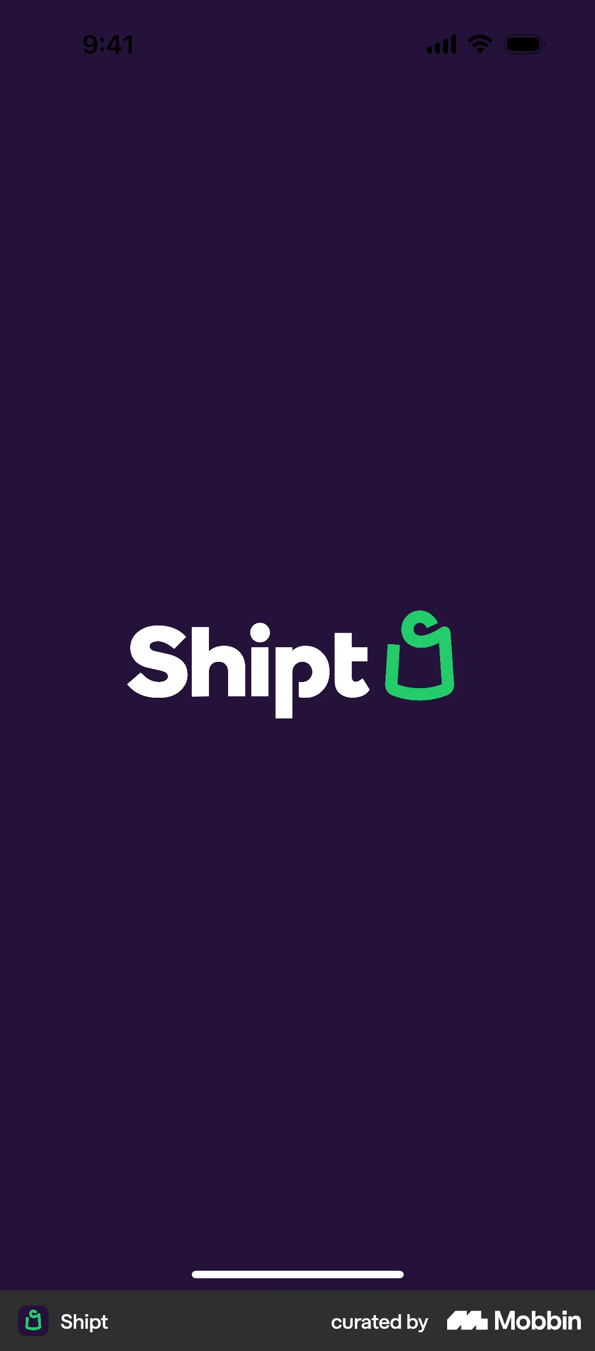 Shipt iOS Splash Screen screen