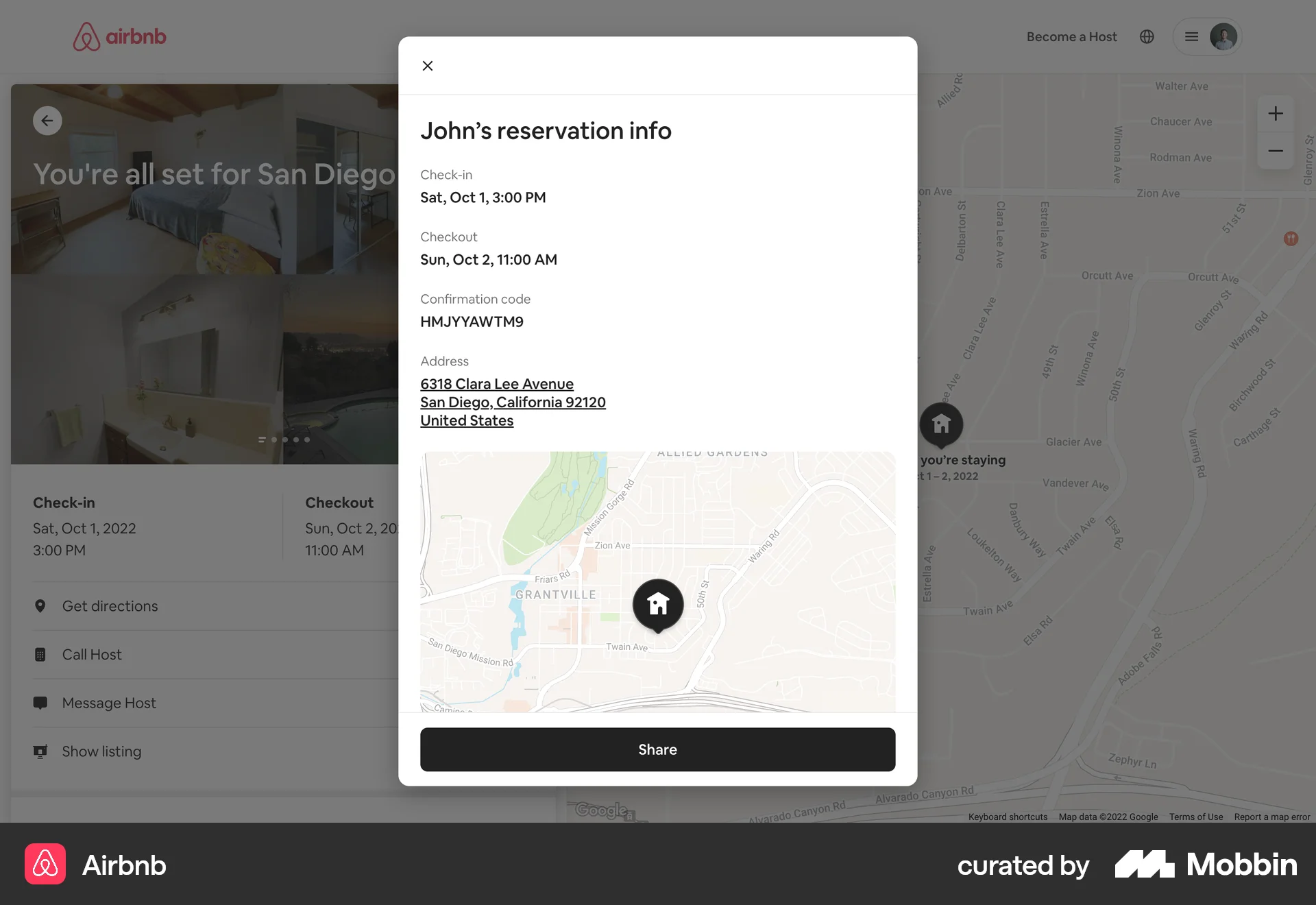 Airbnb Web Real Estate App screen