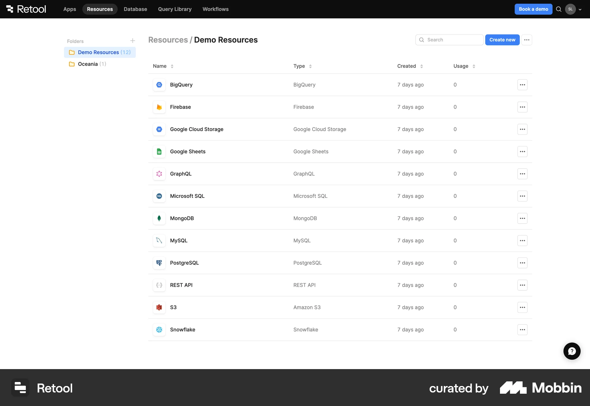 Retool Web screen containing Breadcrumbs UI element