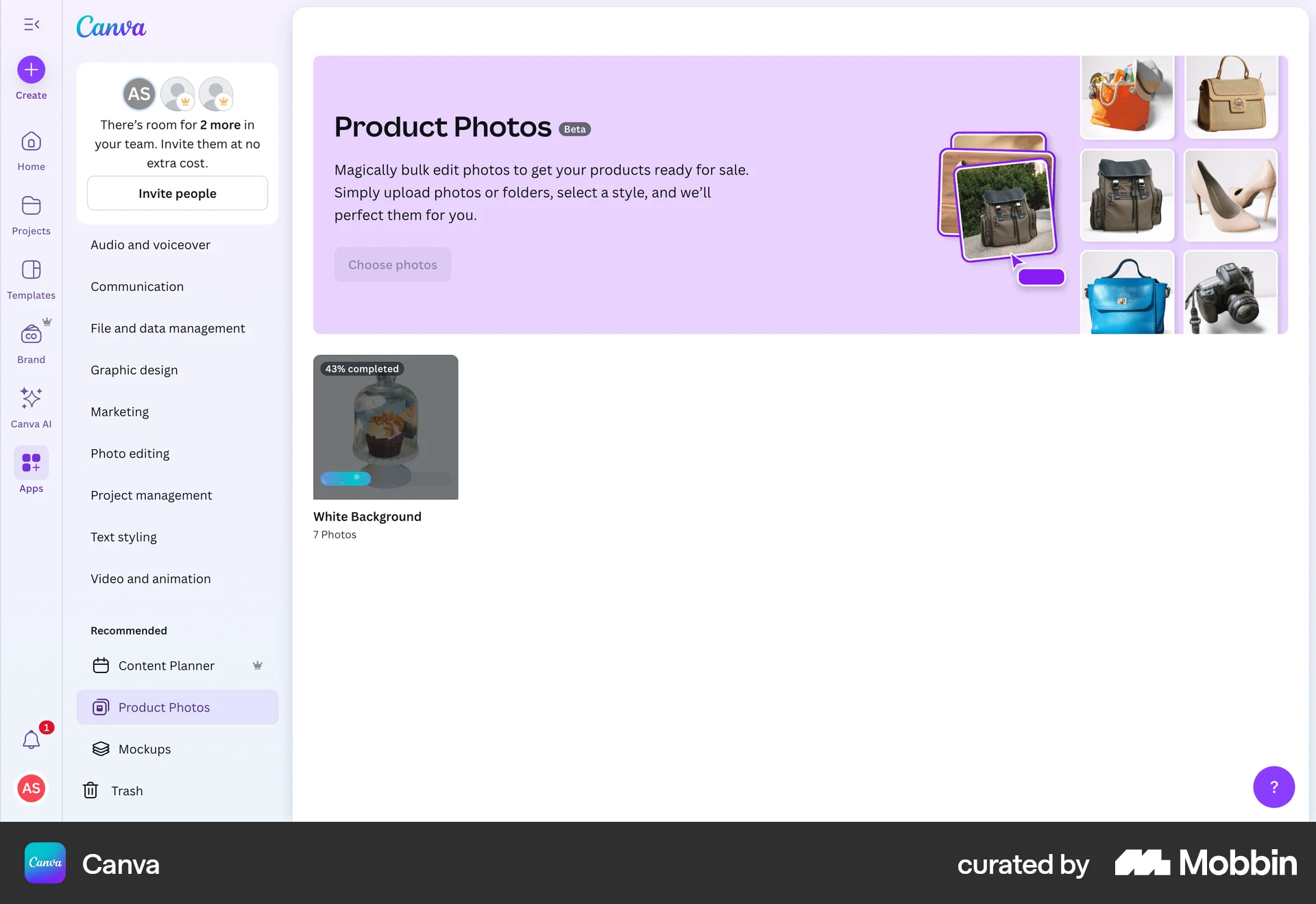 Canva Web Loading screen