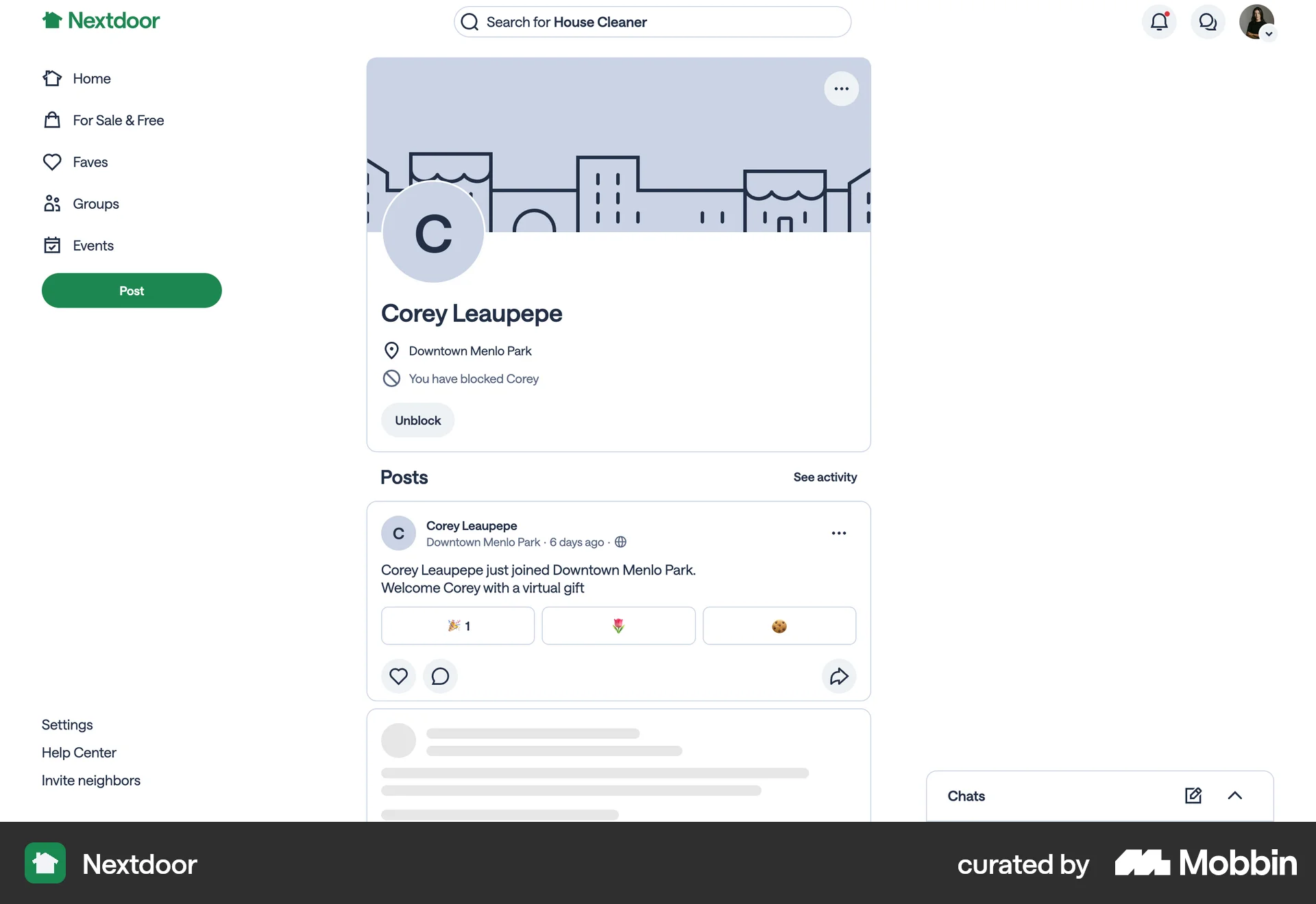 Nextdoor Web Loading screen