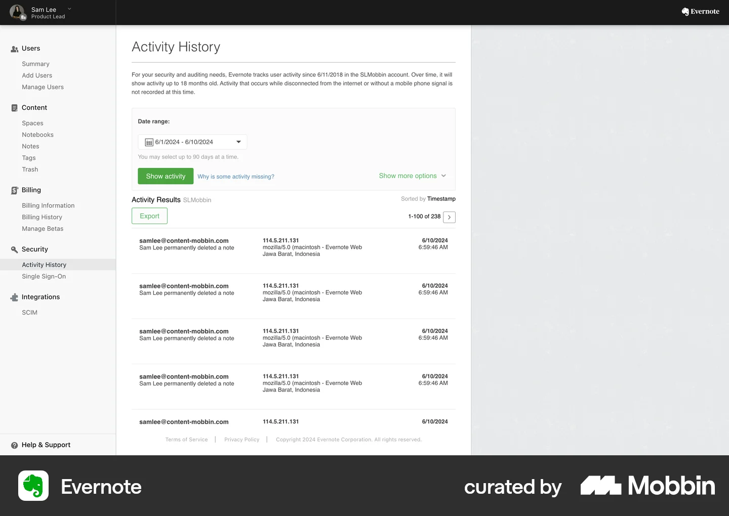 Activity Screen Examples Activity Log UI Design Ideas