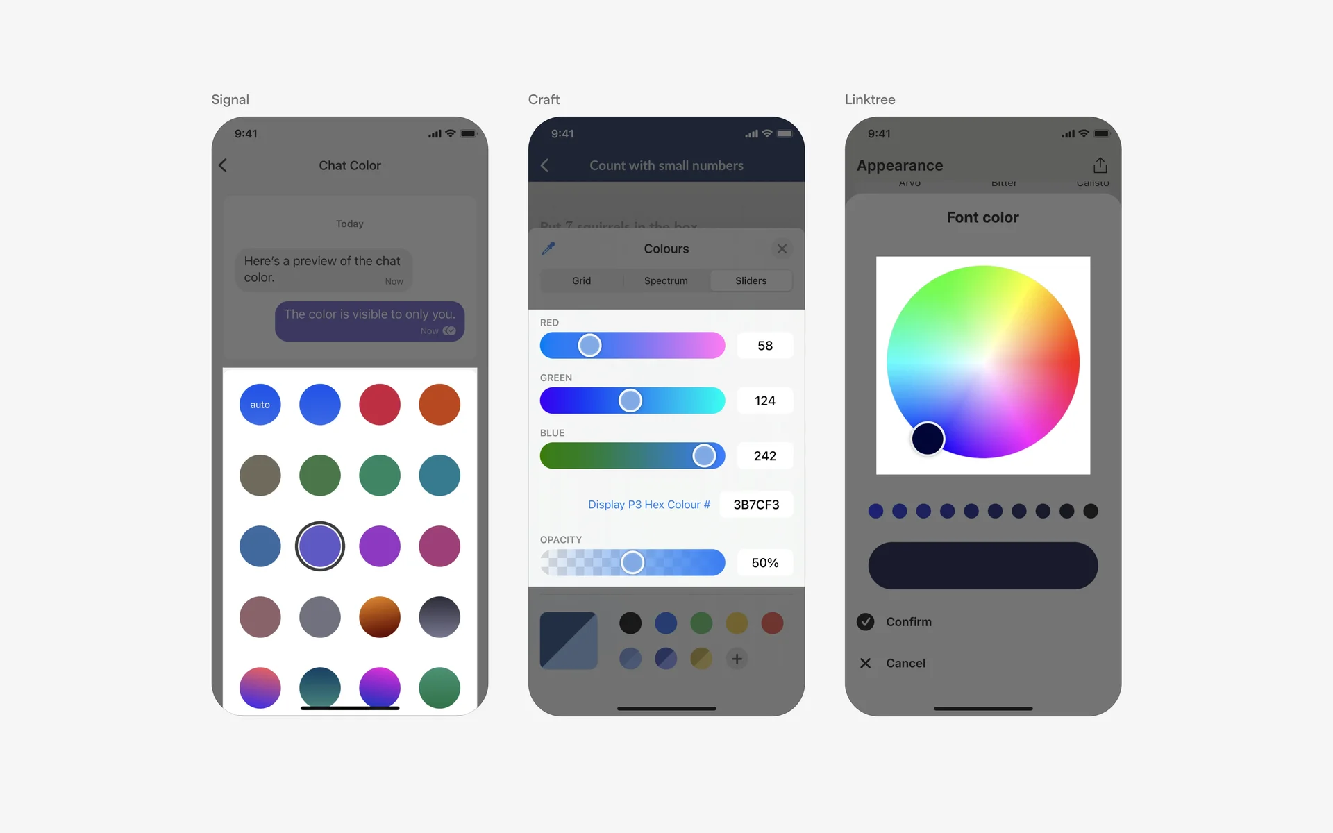 Color Picker UI Design: Best practices, Design variants & Examples | Mobbin
