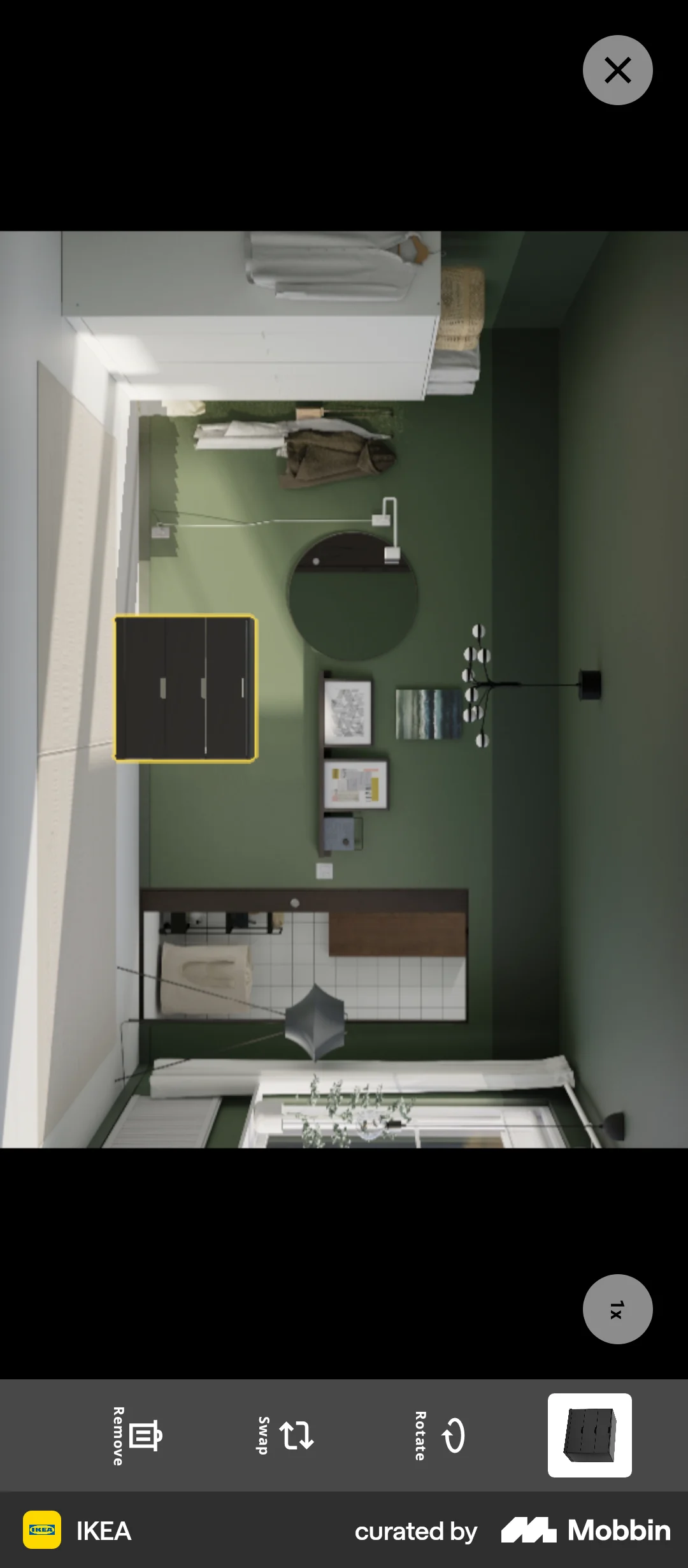 IKEA Android Augmented Reality screen