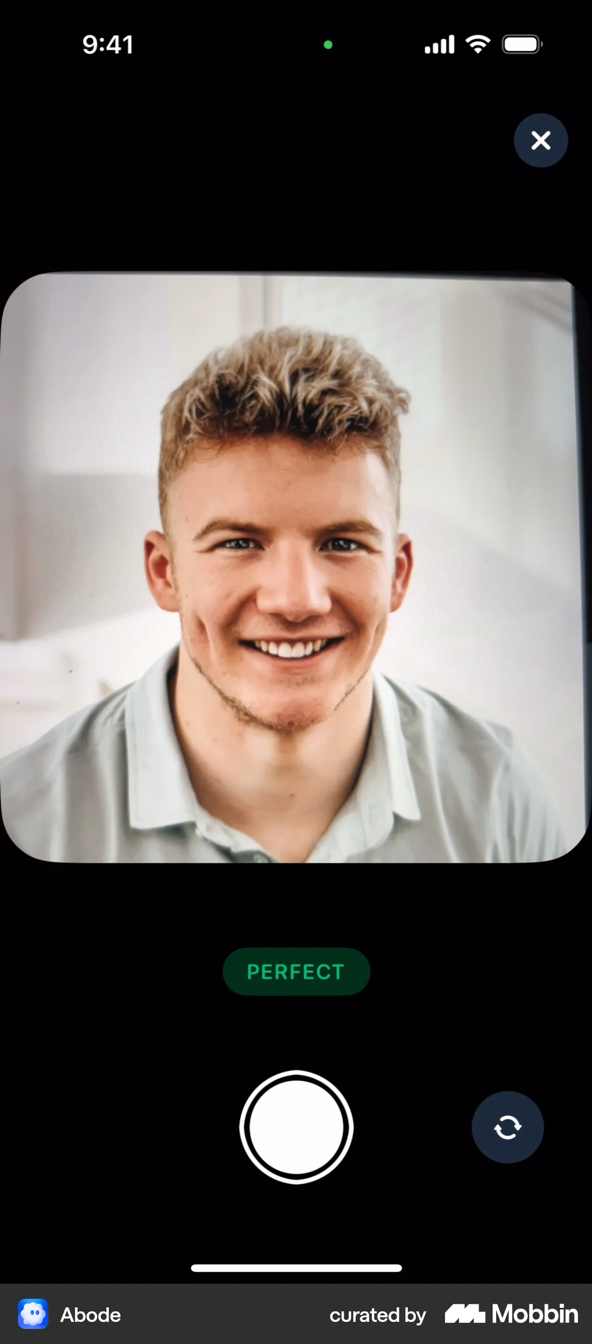 Abode iOS Camera & Scanner screen