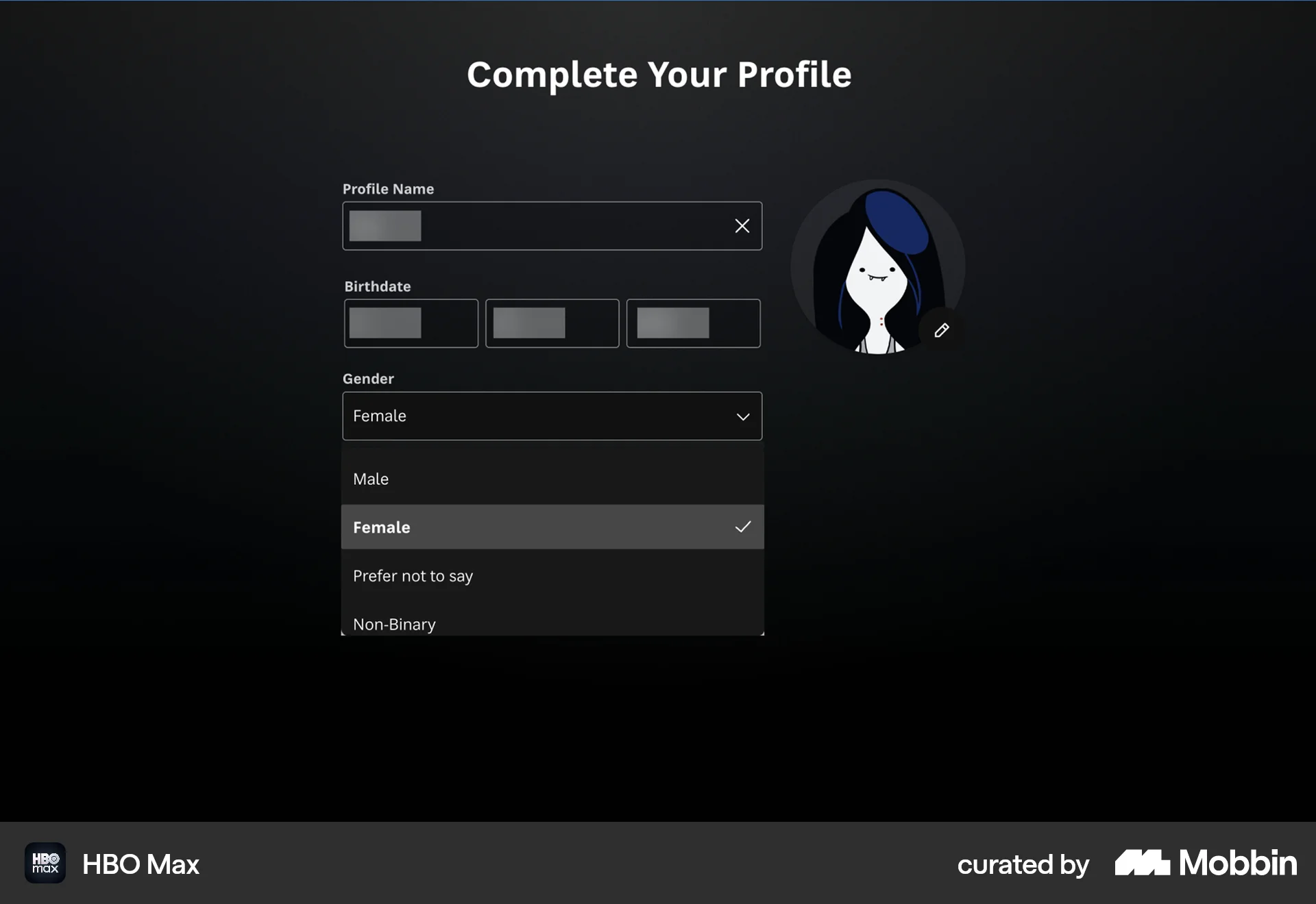 HBO Max Web Entertainment App screen