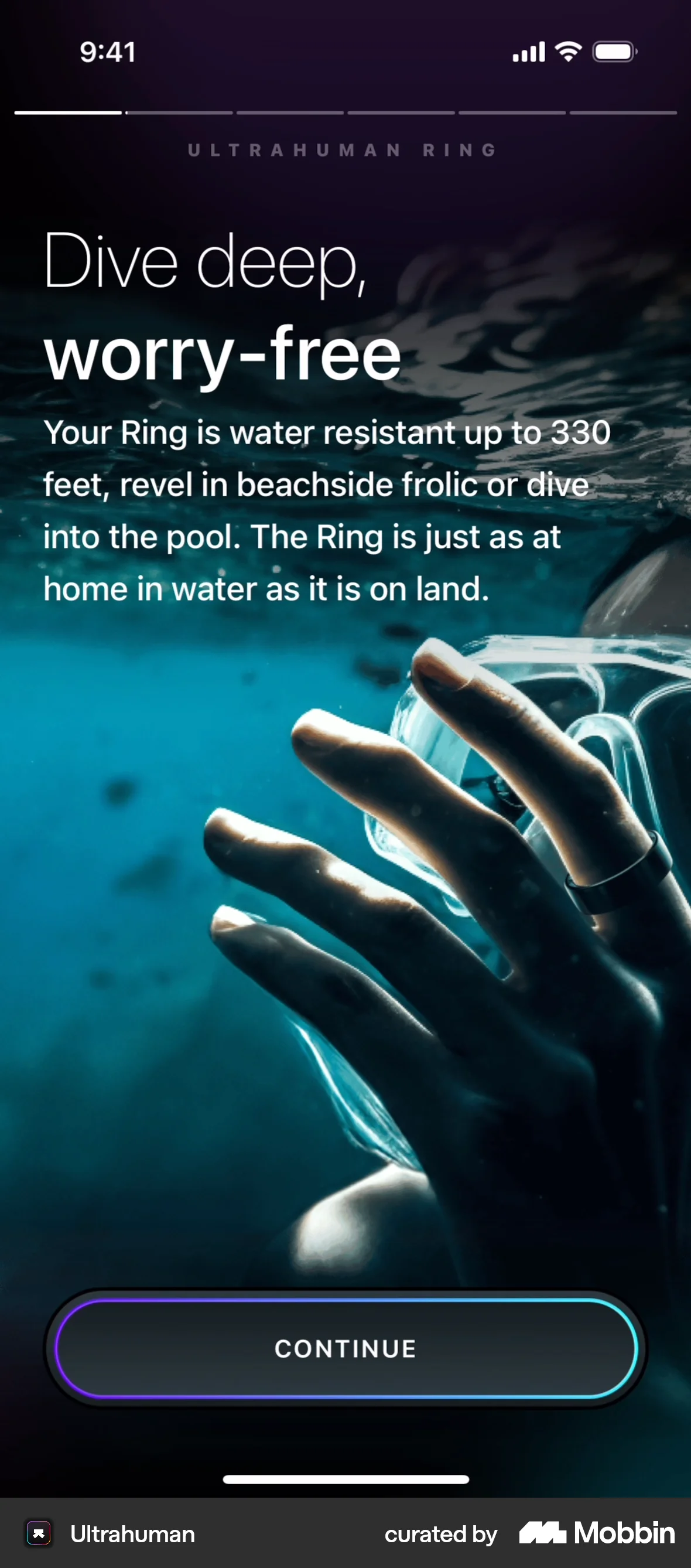 Ultrahuman iOS Feature Info screen