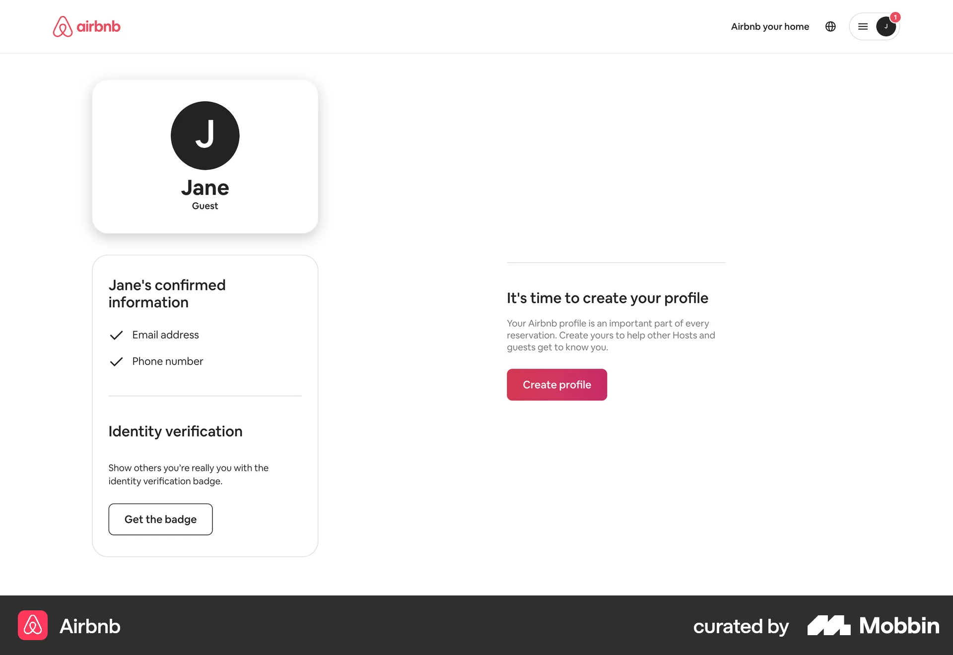 Airbnb Web Real Estate App screen