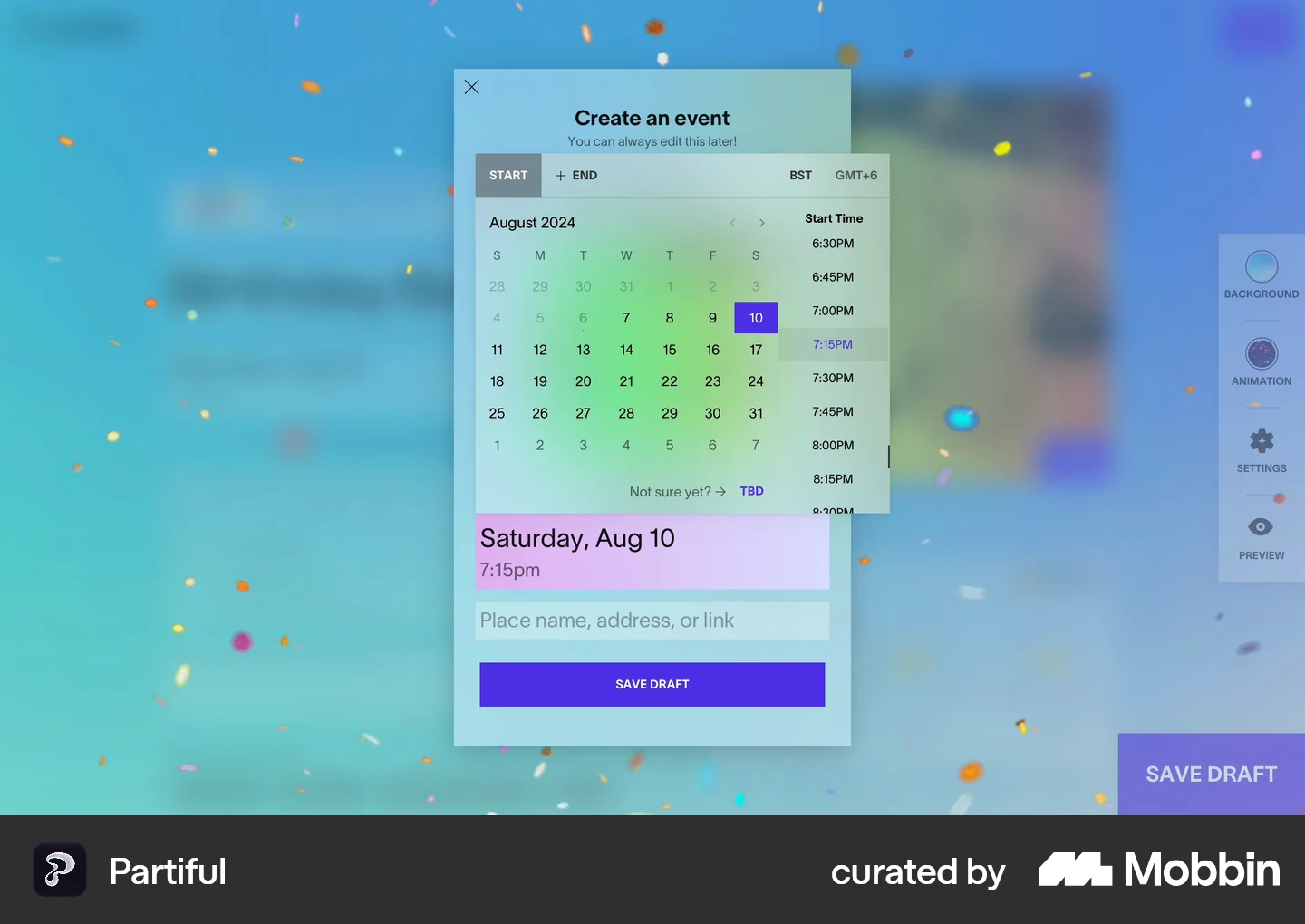 Time Setting Ui Component Time Selector UI Design Examples for Web Apps