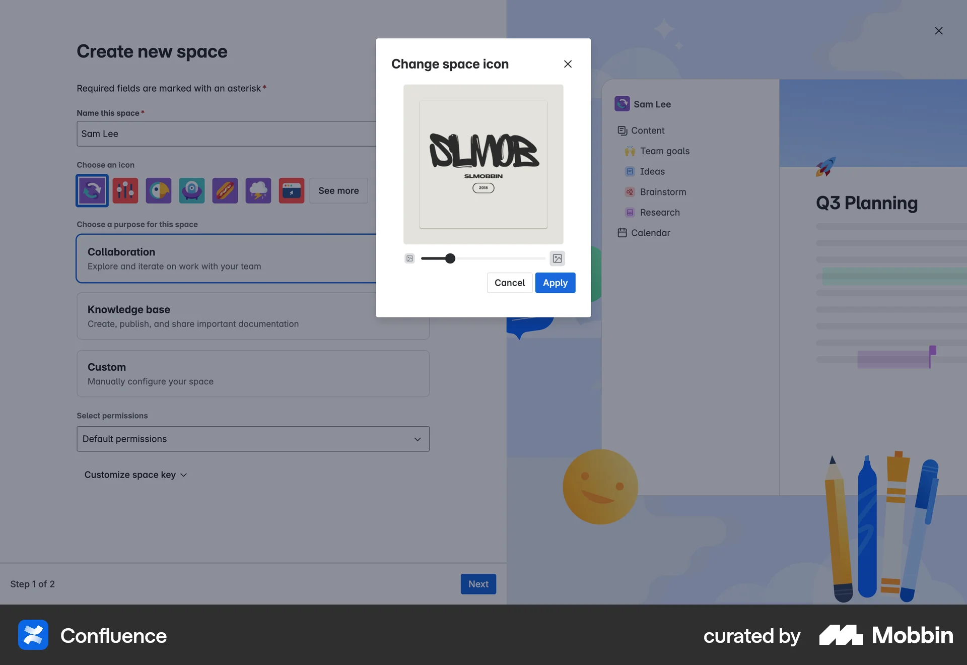 Confluence Web Media Editor screen