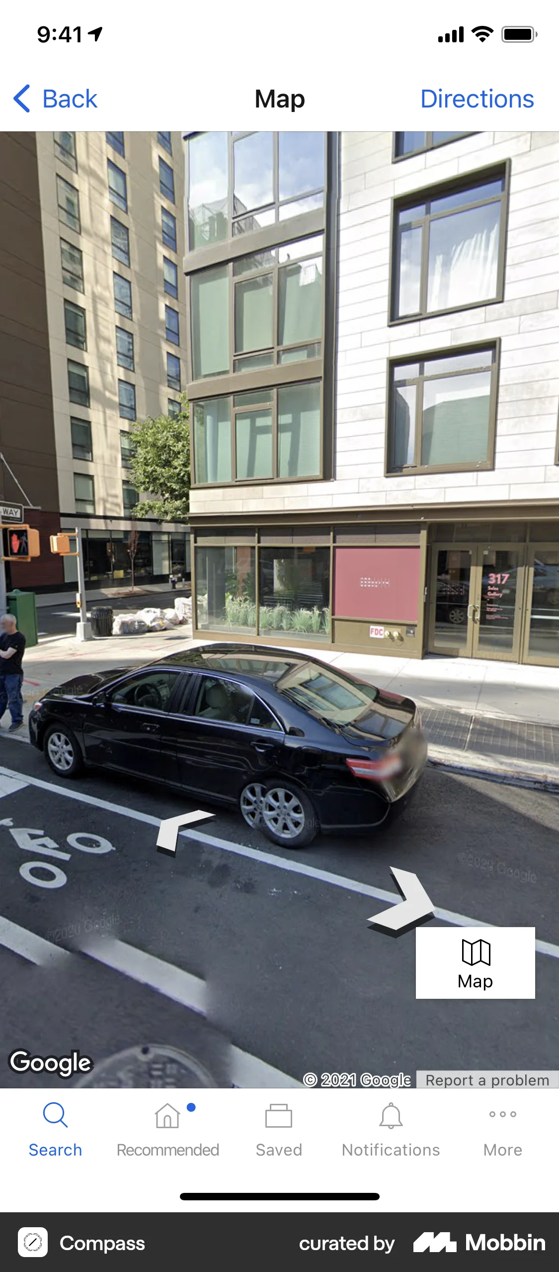 Compass iOS Real Estate App screen