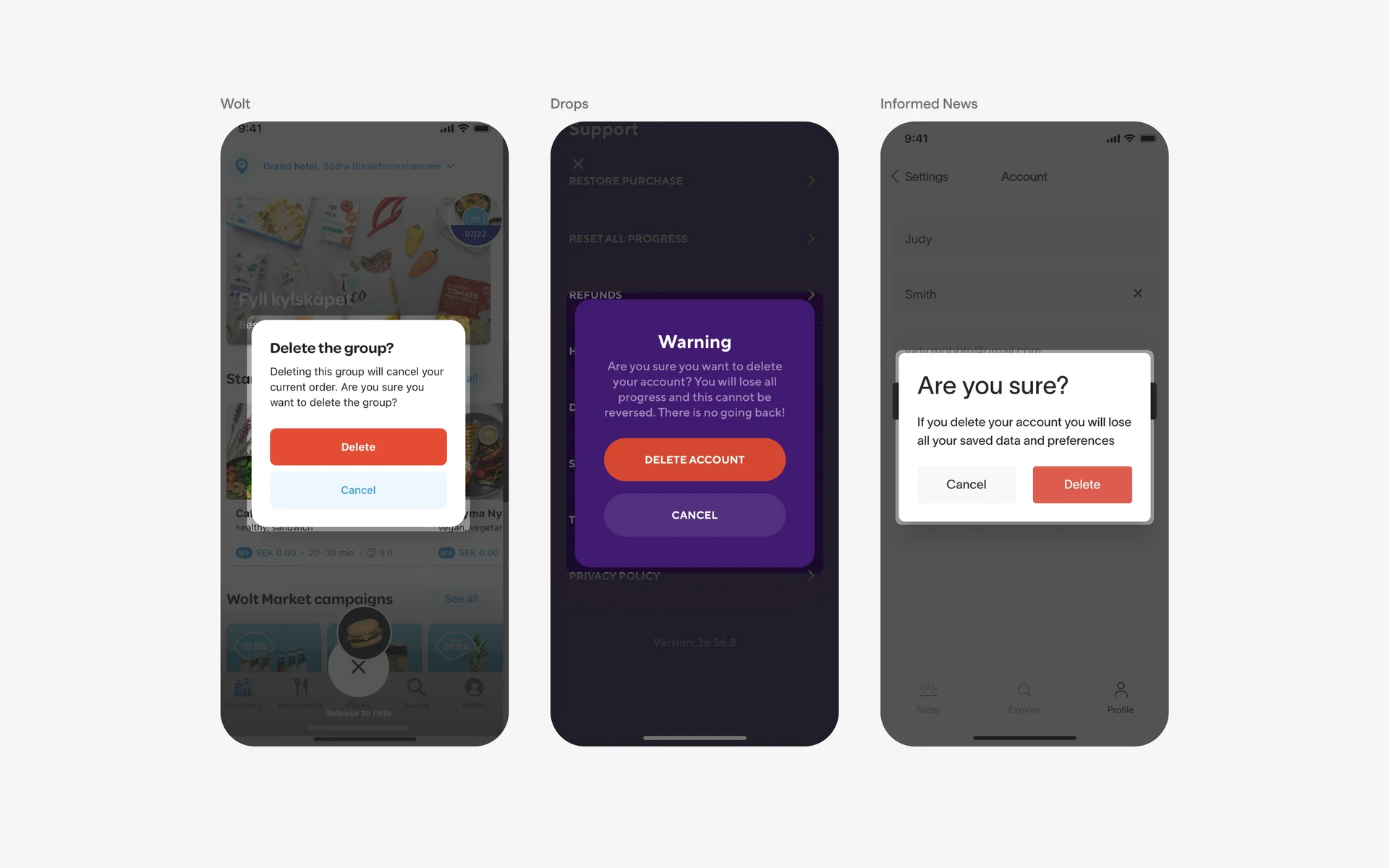 Dialog Styles Dialog UI Design: Best practices, Design variants & Examples | Mobbin