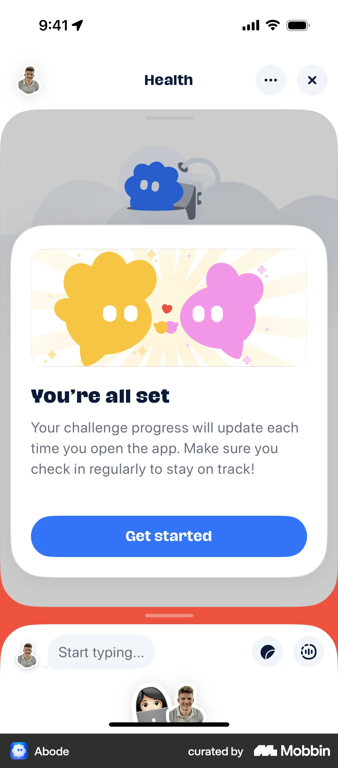 Abode iOS Acknowledgement & Success screen