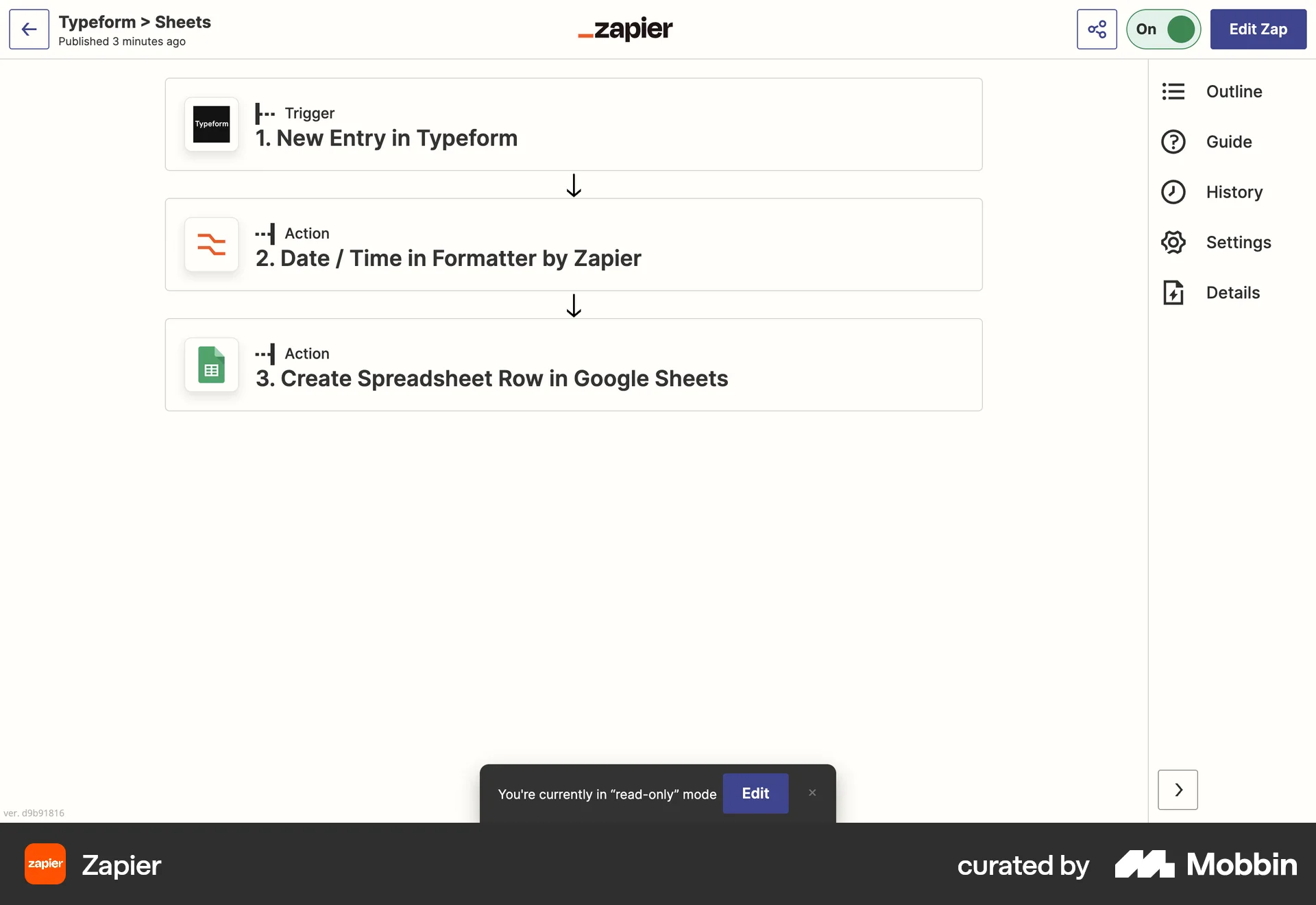Zapier Web Other Content screen