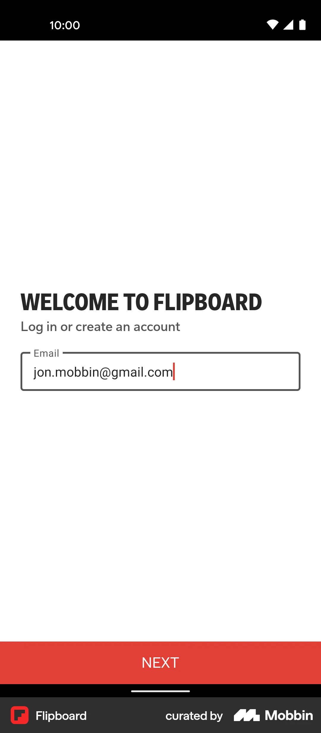 Android Email Input Field Flipboard Android Email Input | Mobbin
