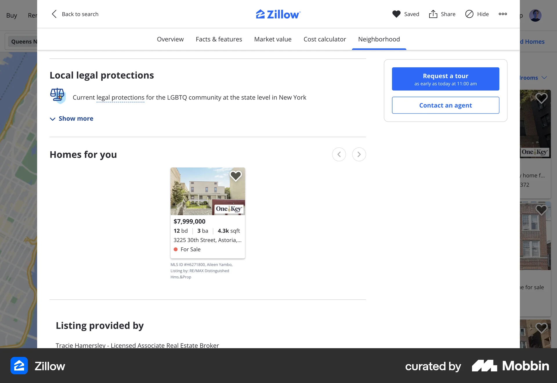 Zillow Web Suggestions & Similar Items screen
