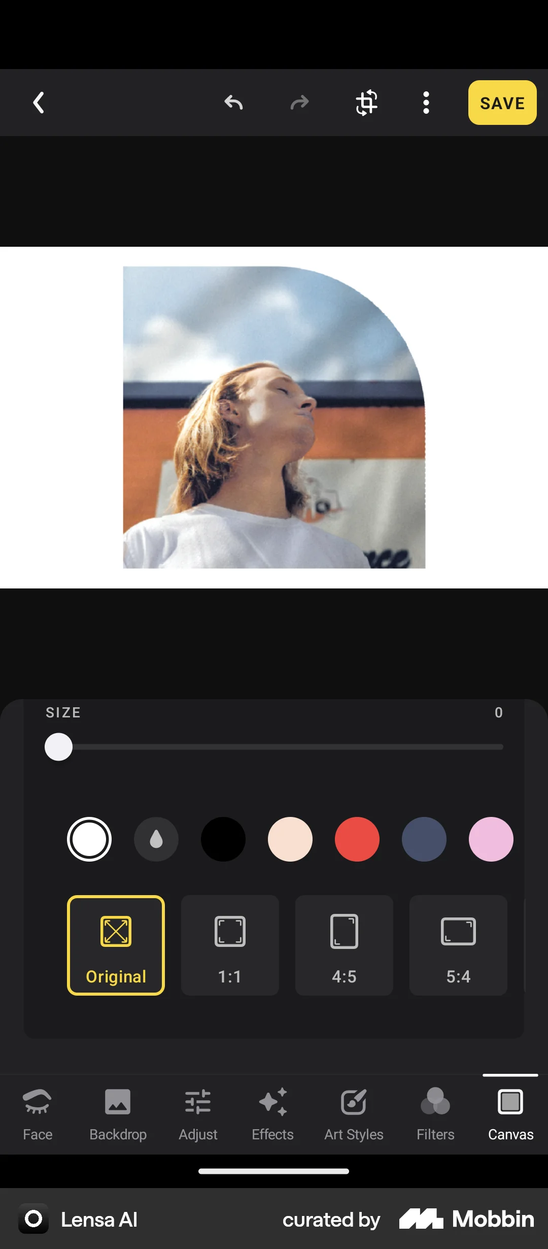 Lensa AI Android AI App screen