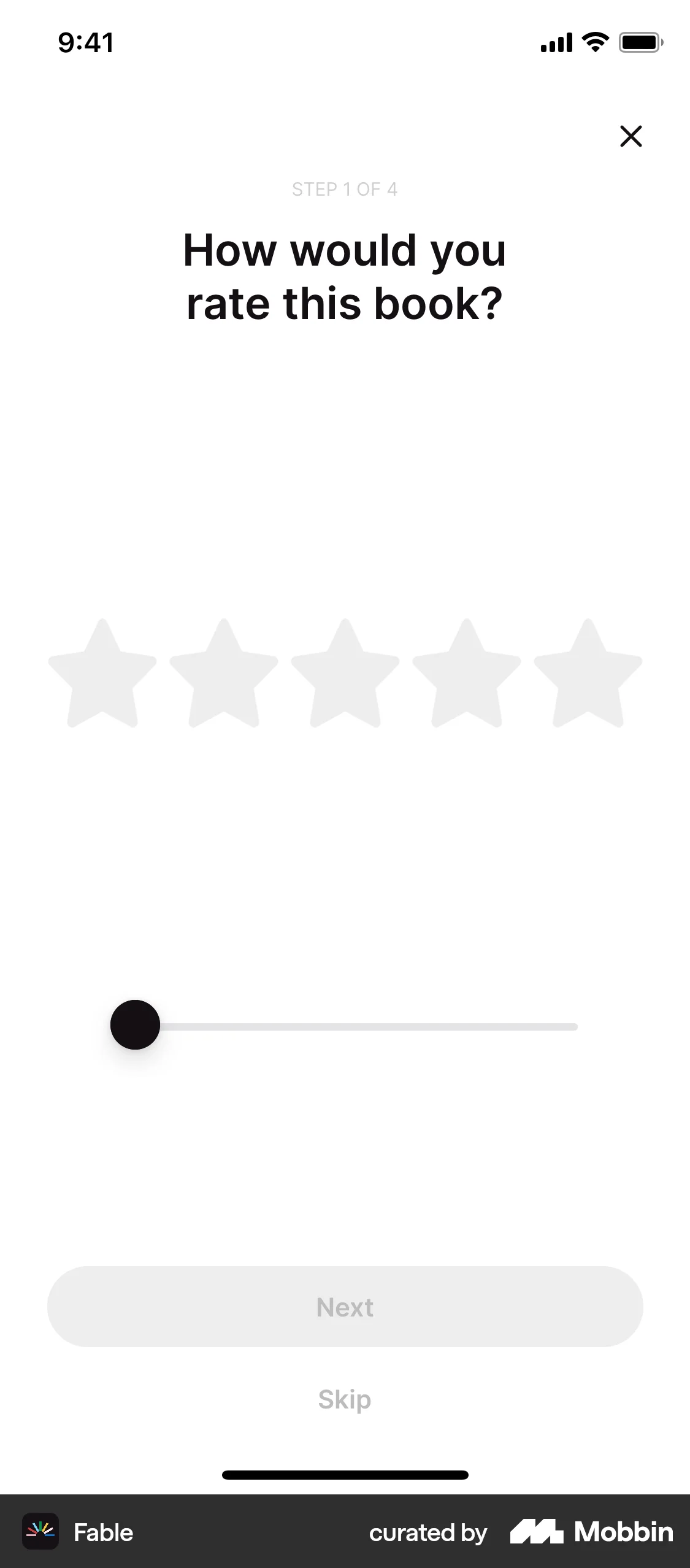 Fable iOS Reviews & Ratings screen