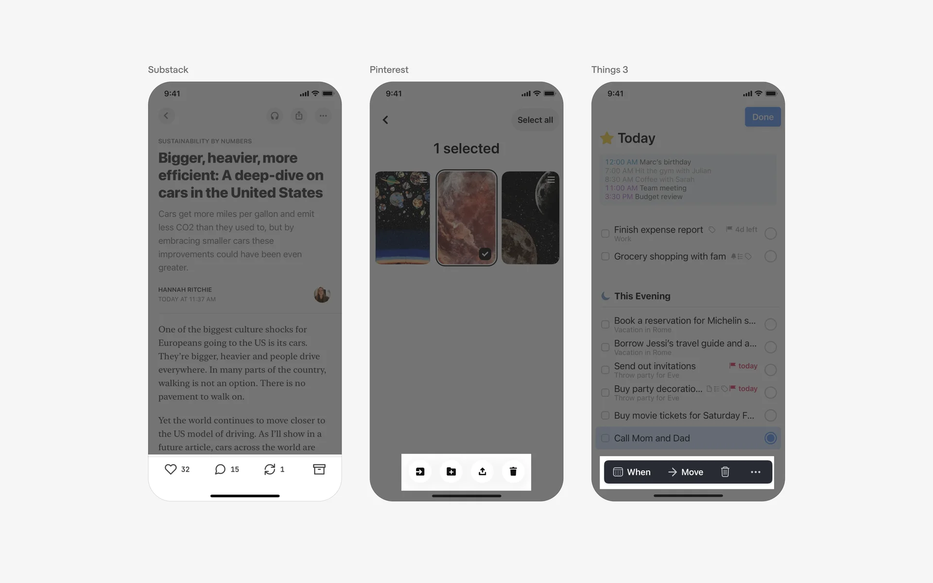 Toolbar UI Design: Best practices, Design variants & Examples | Mobbin