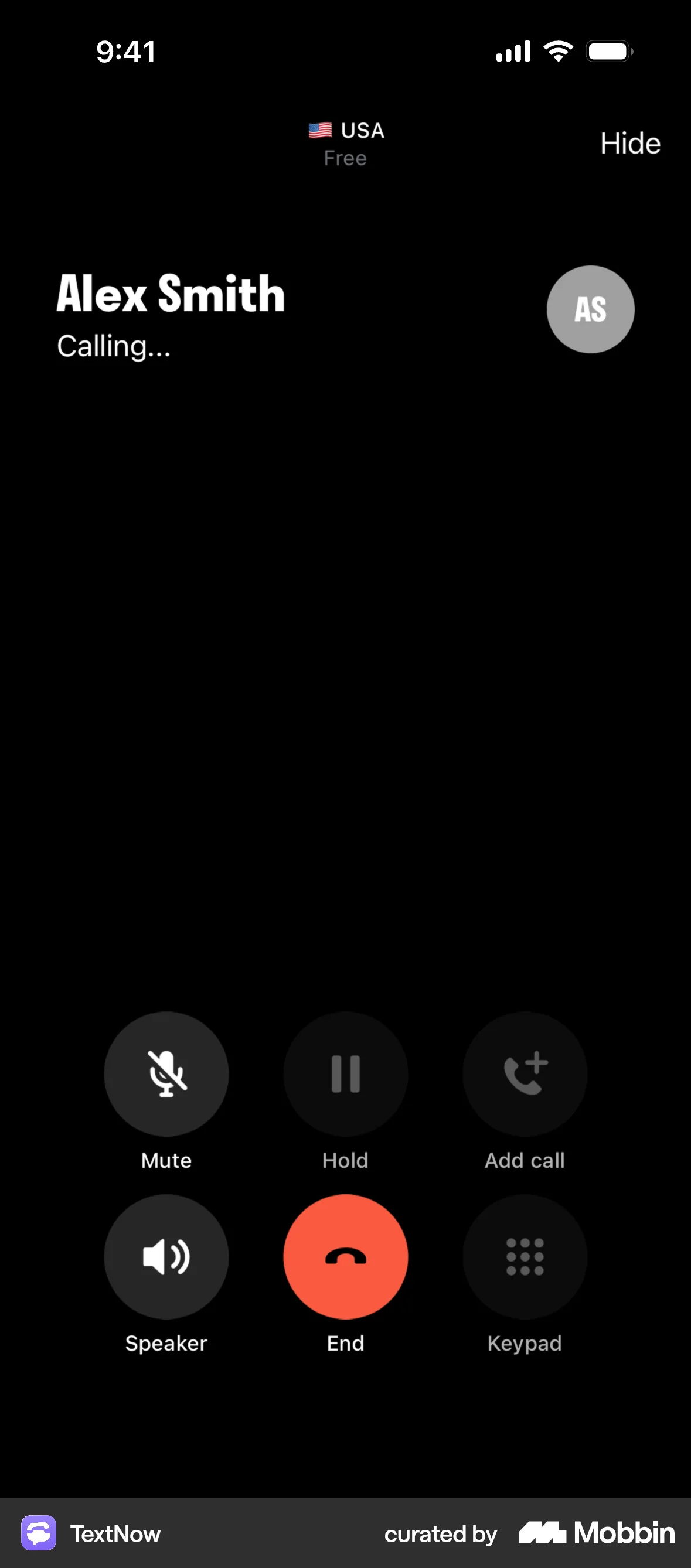 TextNow screen