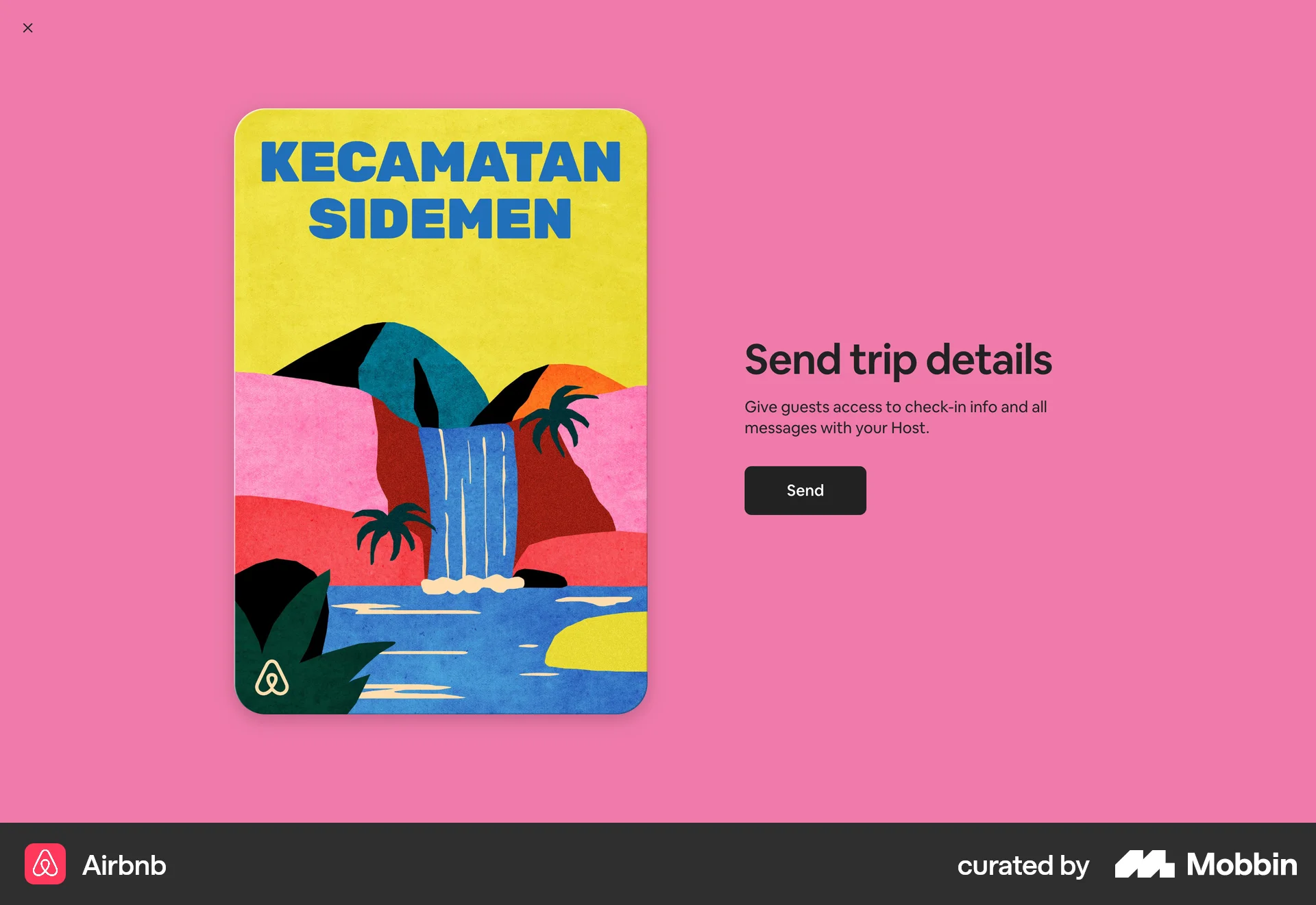 Airbnb Web screen containing Full-Screen Overlay UI element