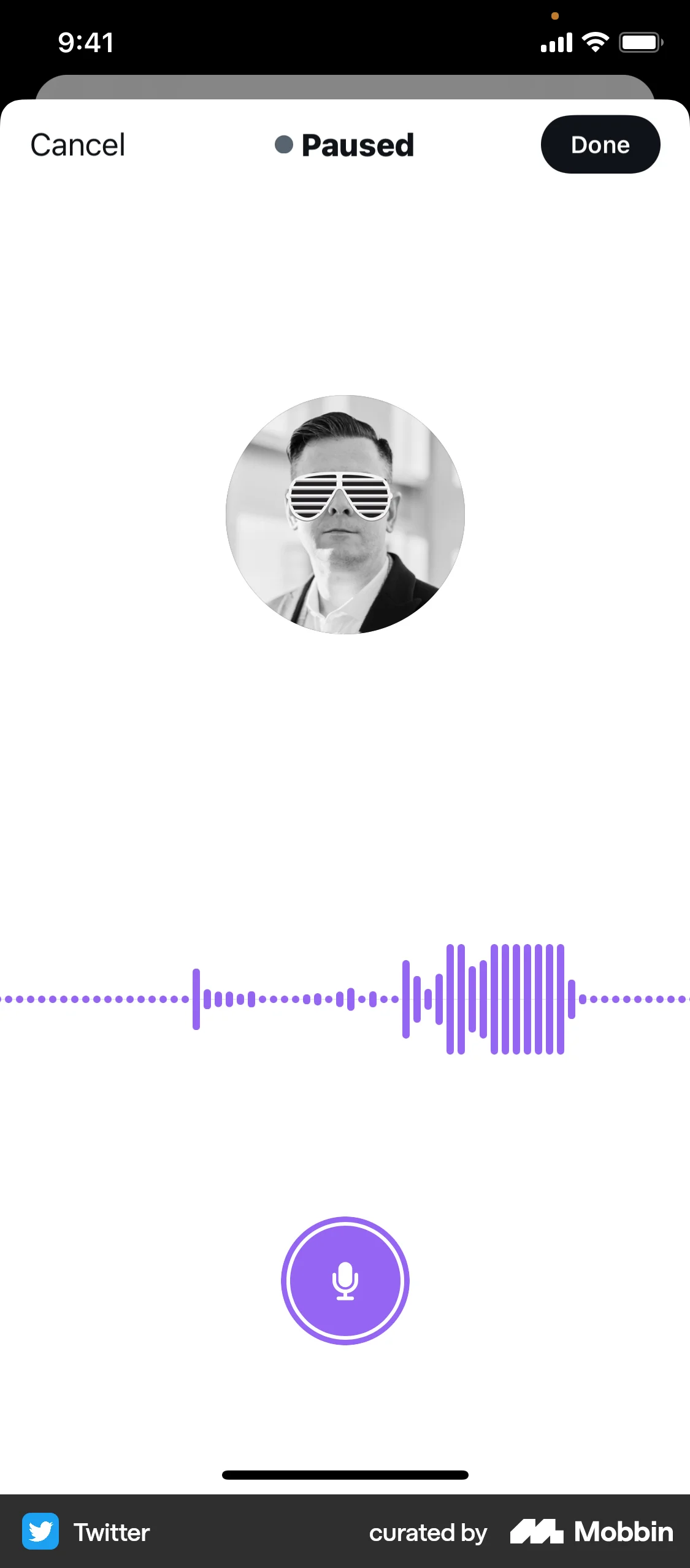 X iOS Audio & Video Recorder screen
