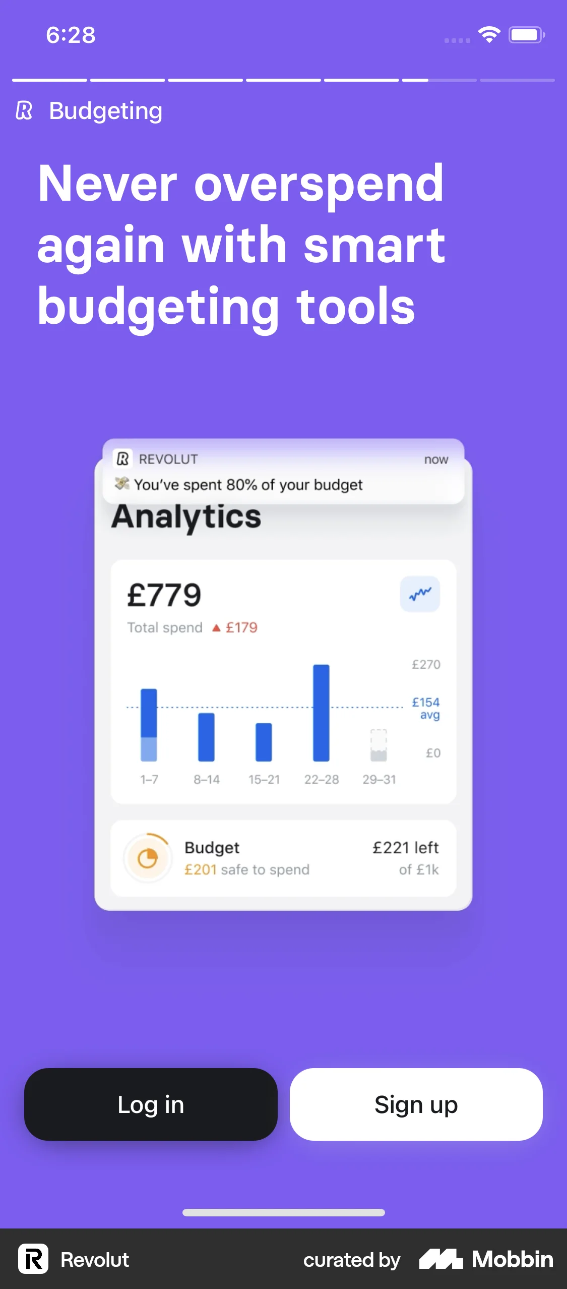 Revolut Ios Revolut iOS Budgeting Analytics | Mobbin