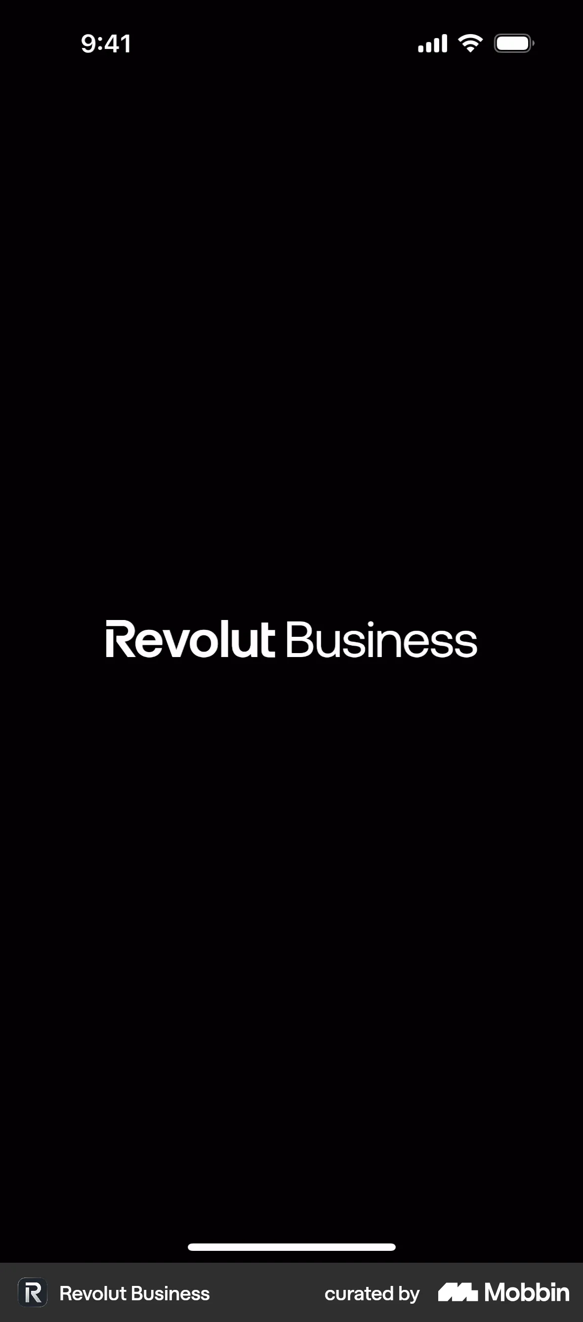 Revolut Business iOS Mobile App Design screen