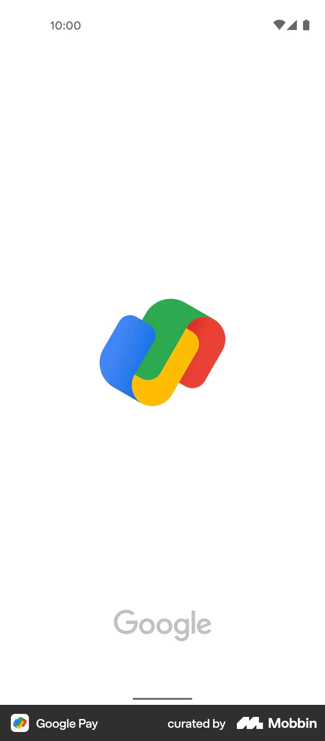 Google Pay Android Splash Screen screen