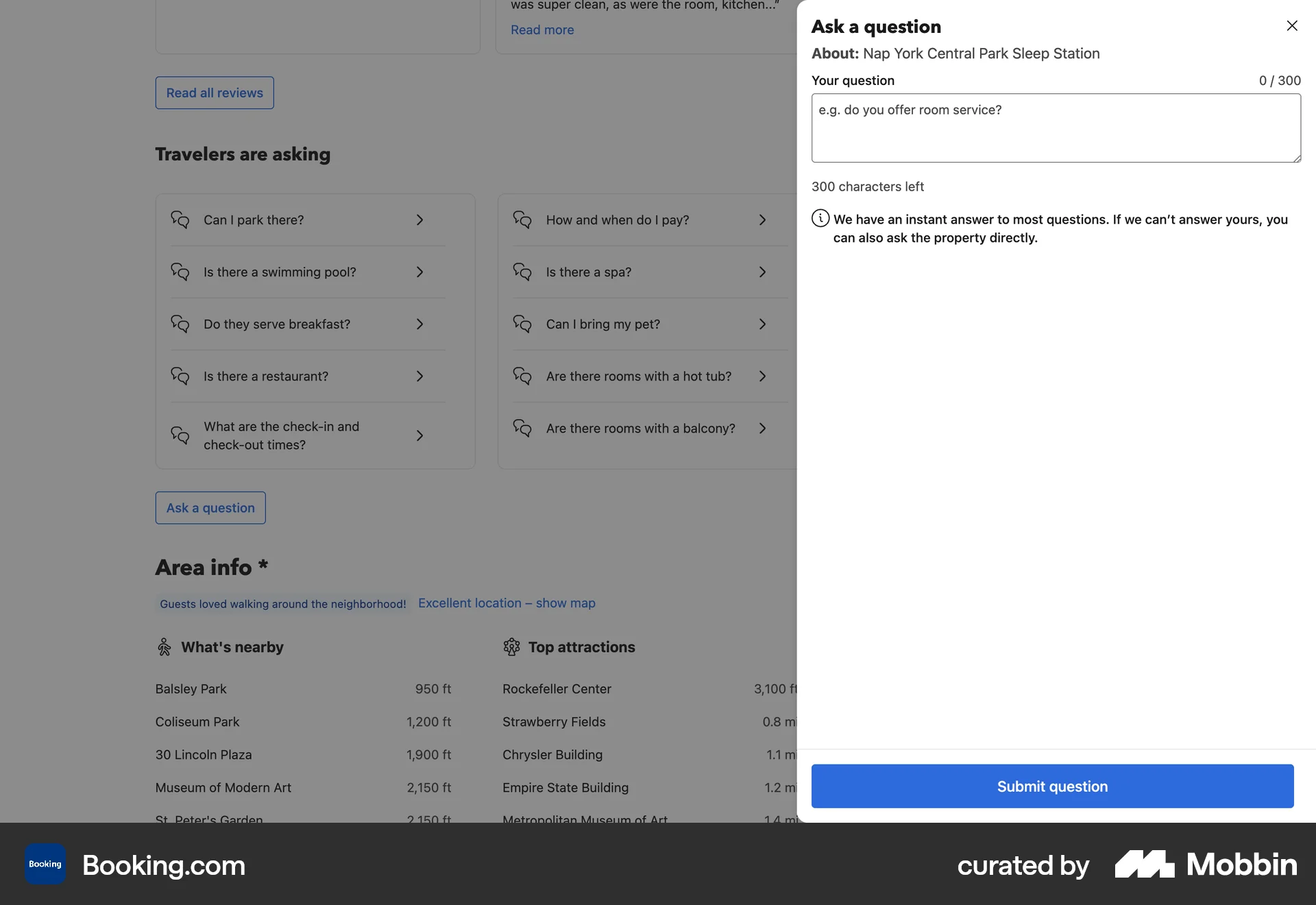 Booking.com Web Emails & Messages screen