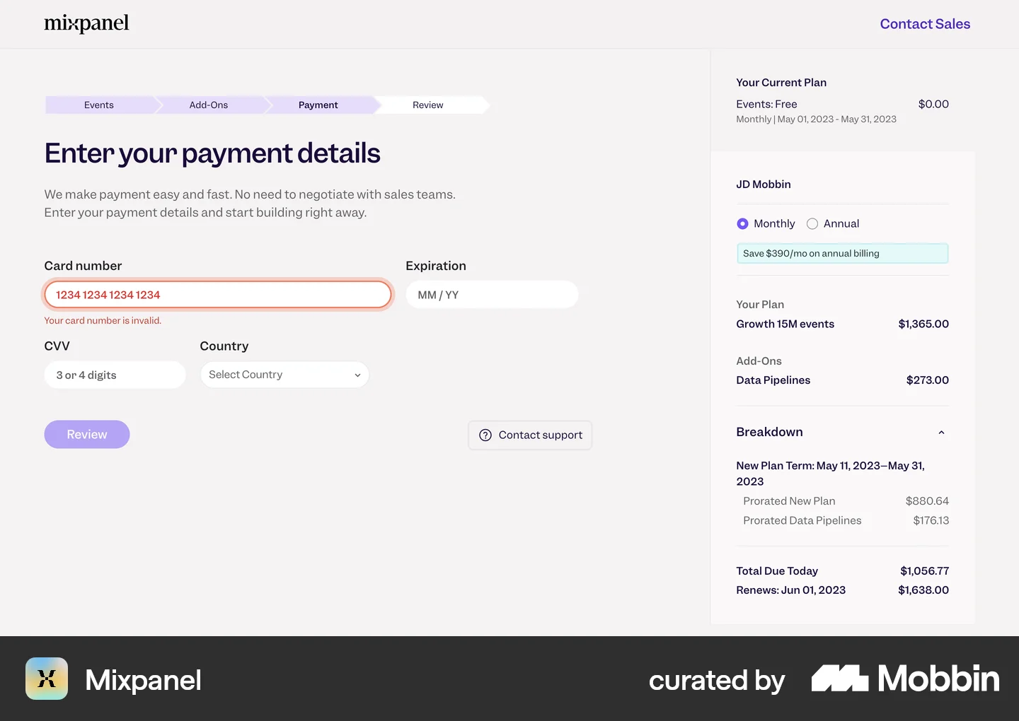 Pay Page Example Payment Page Design UI Examples for Web