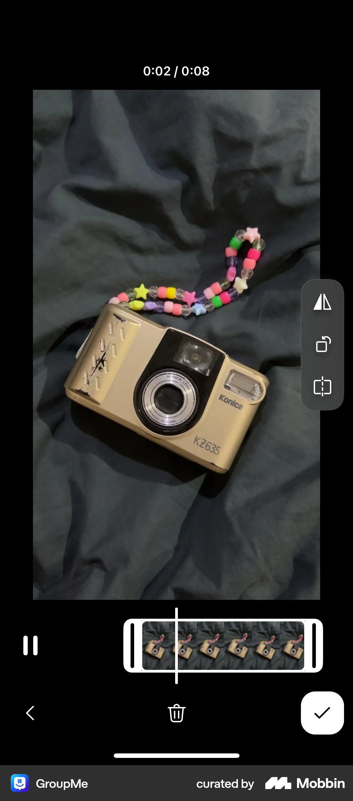 GroupMe iOS Timeline & History screen