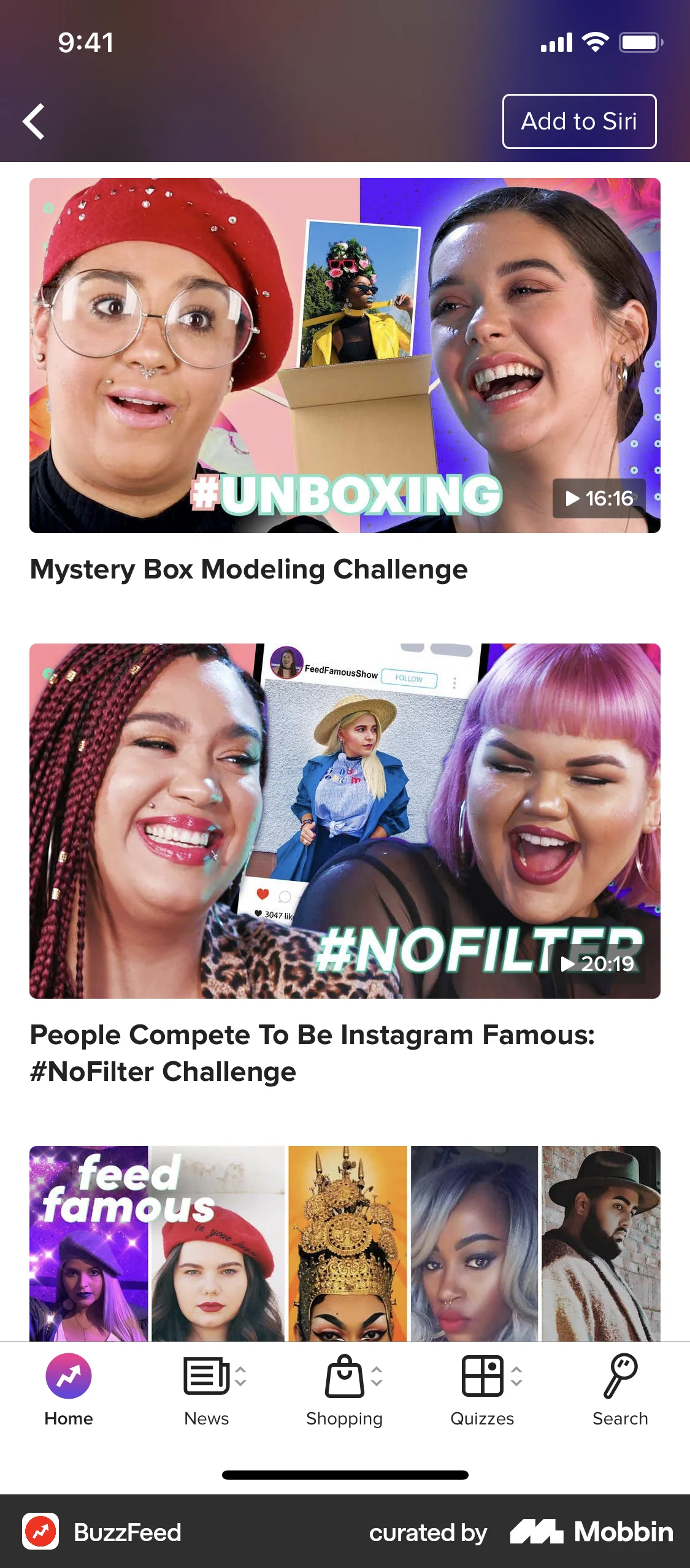 BuzzFeed iOS TV Show & Movie Detail screen