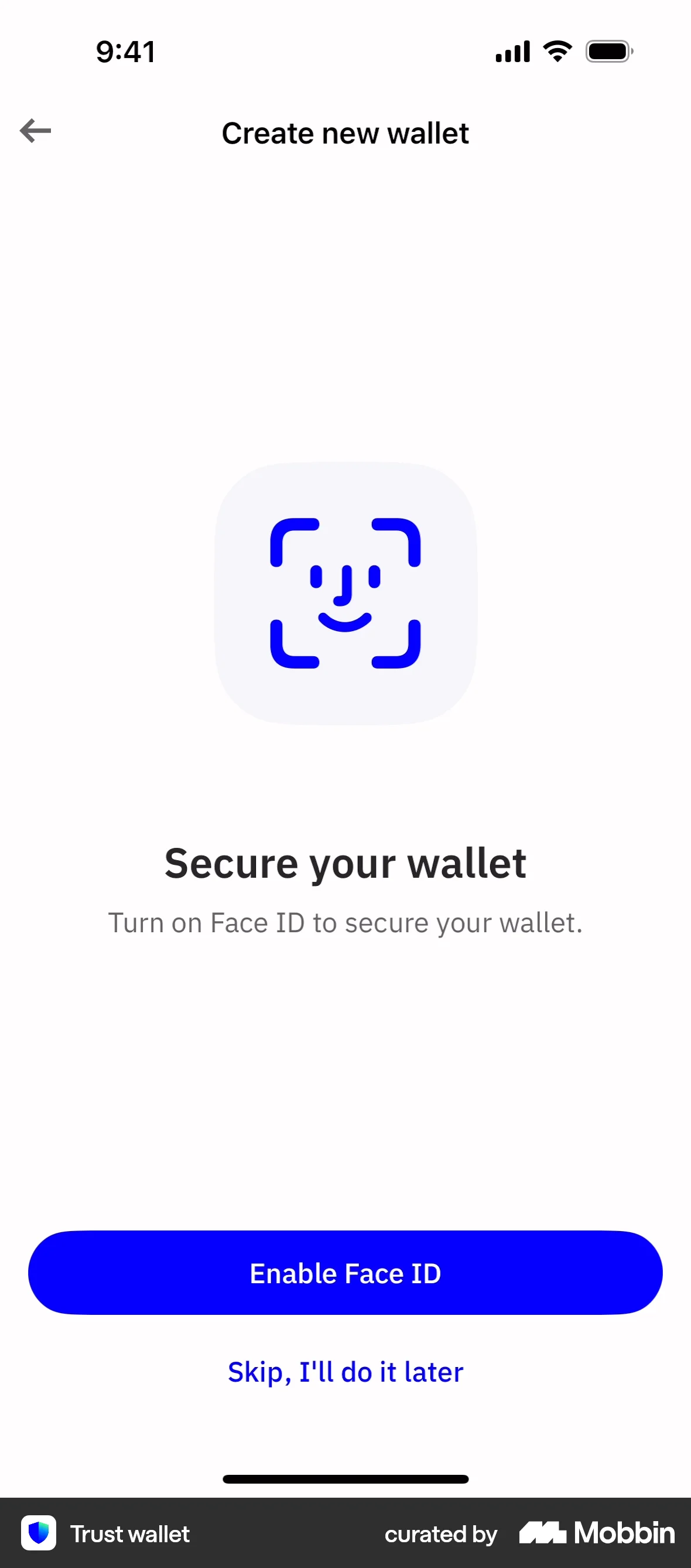 Trust Wallet iOS Crypto & Web3 App screen