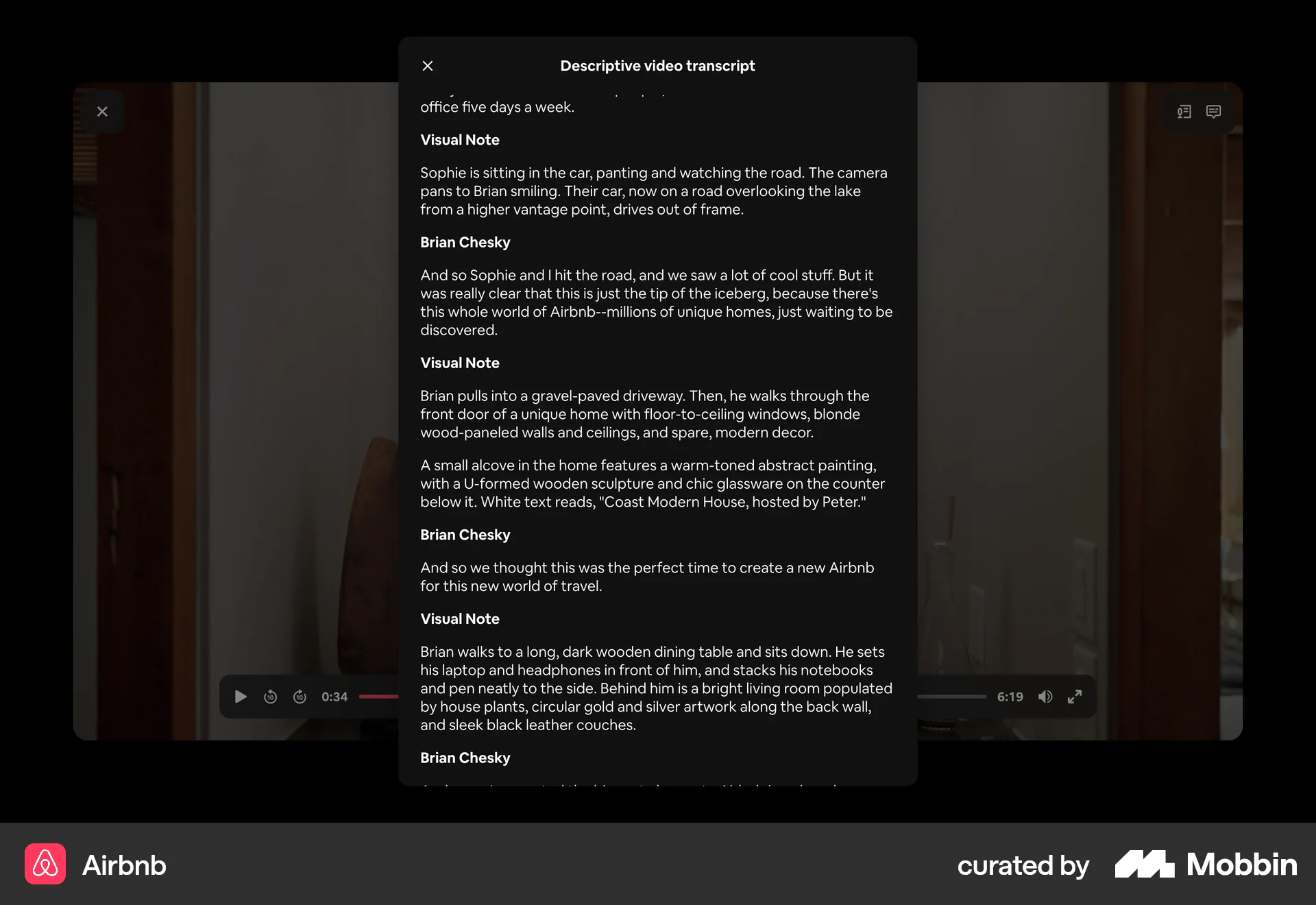 Airbnb Web screen containing Modal UI UI element