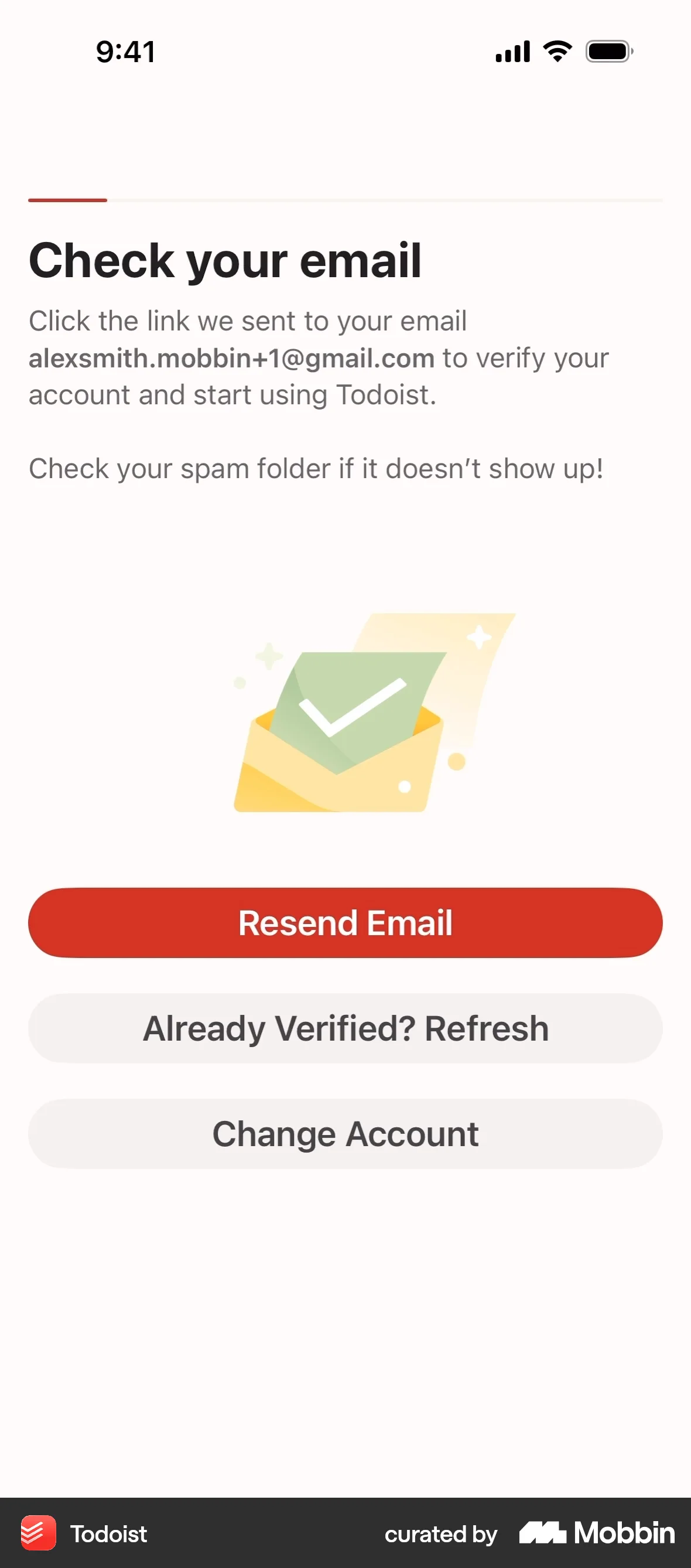 Todoist screen