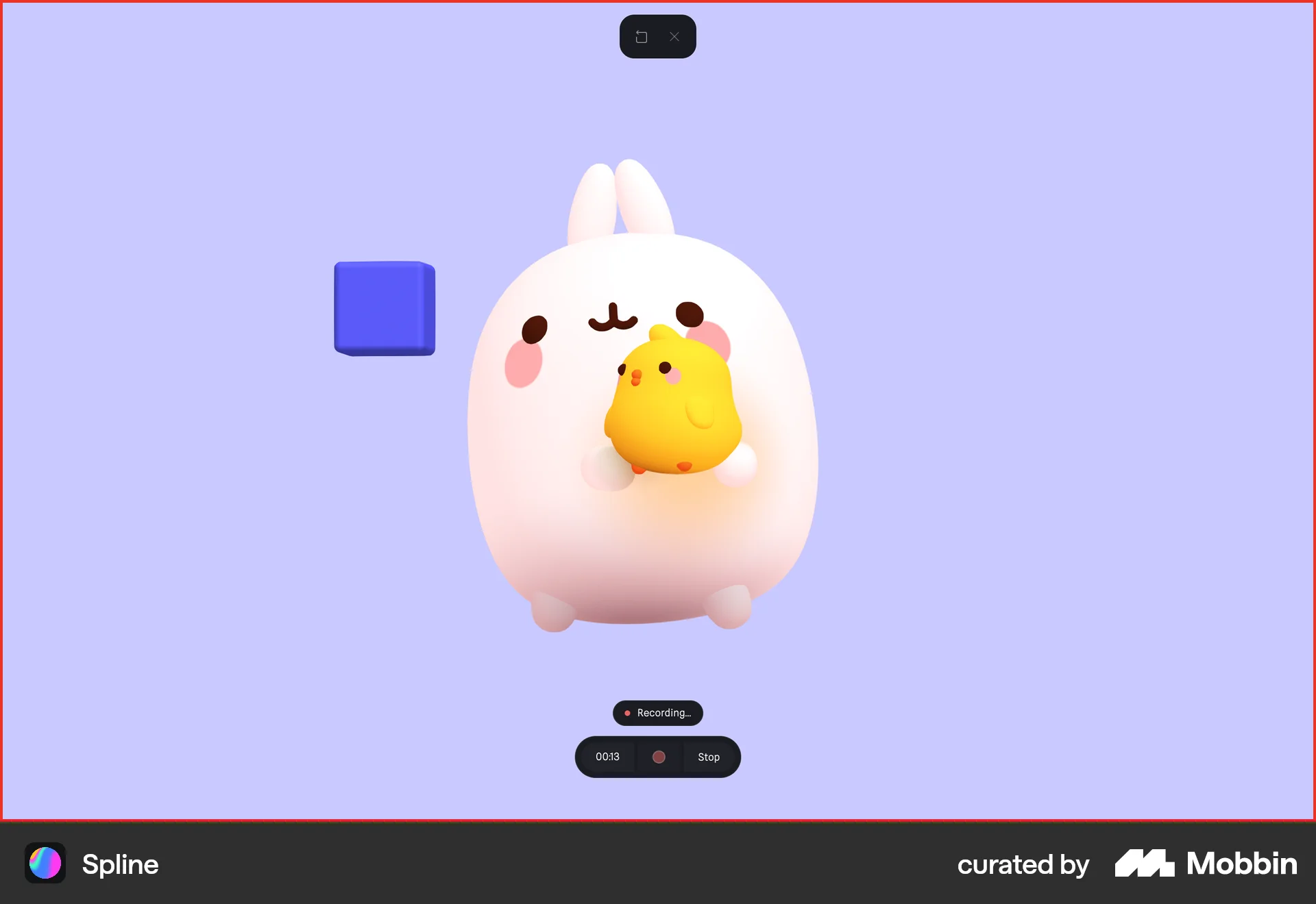 Spline Web Audio & Video Recorder screen