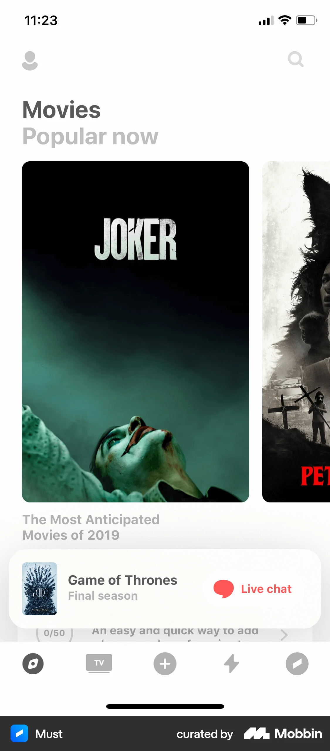 Must iOS TV Show & Movie Detail screen