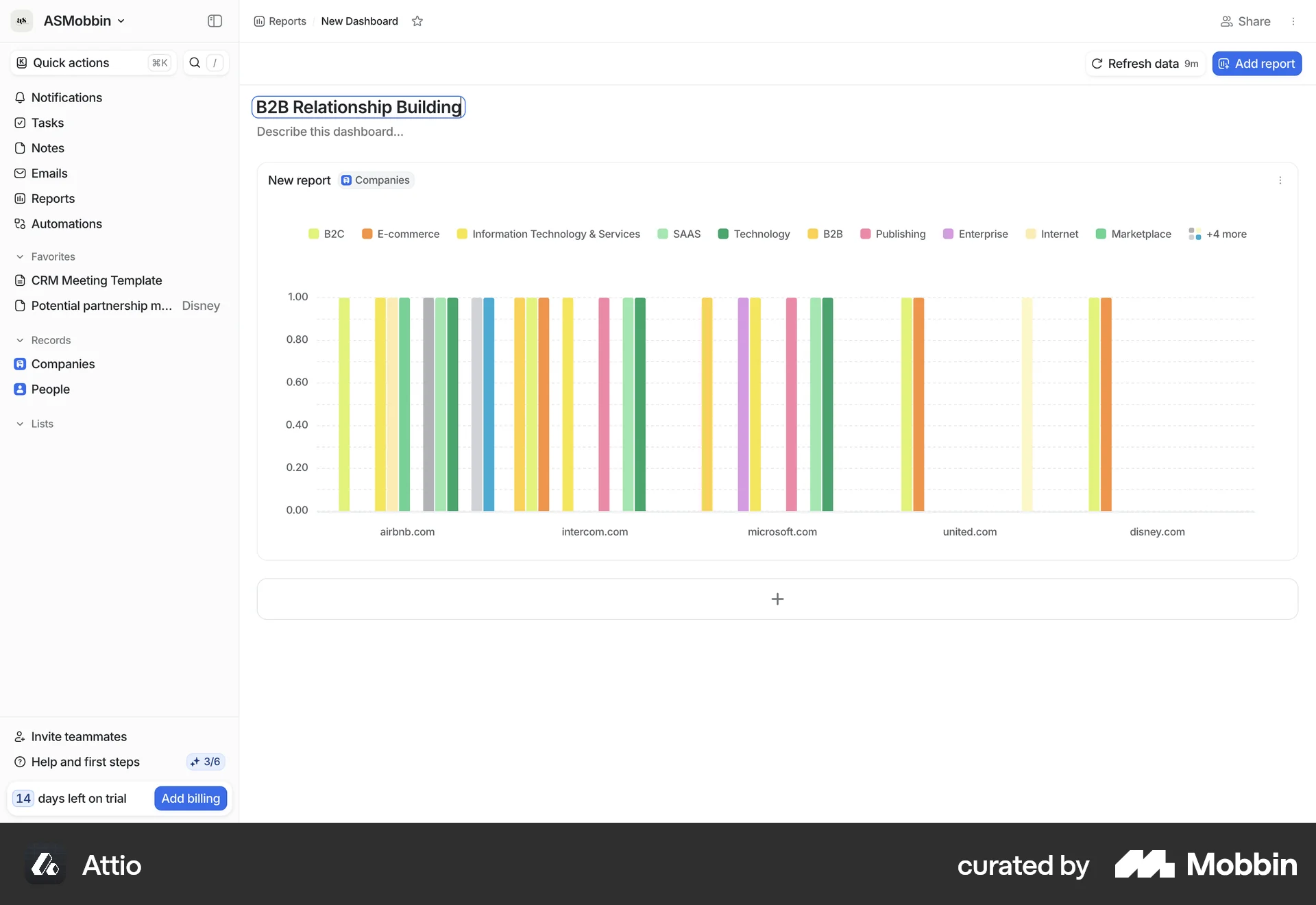 Attio Web screen containing Editable Text UI element