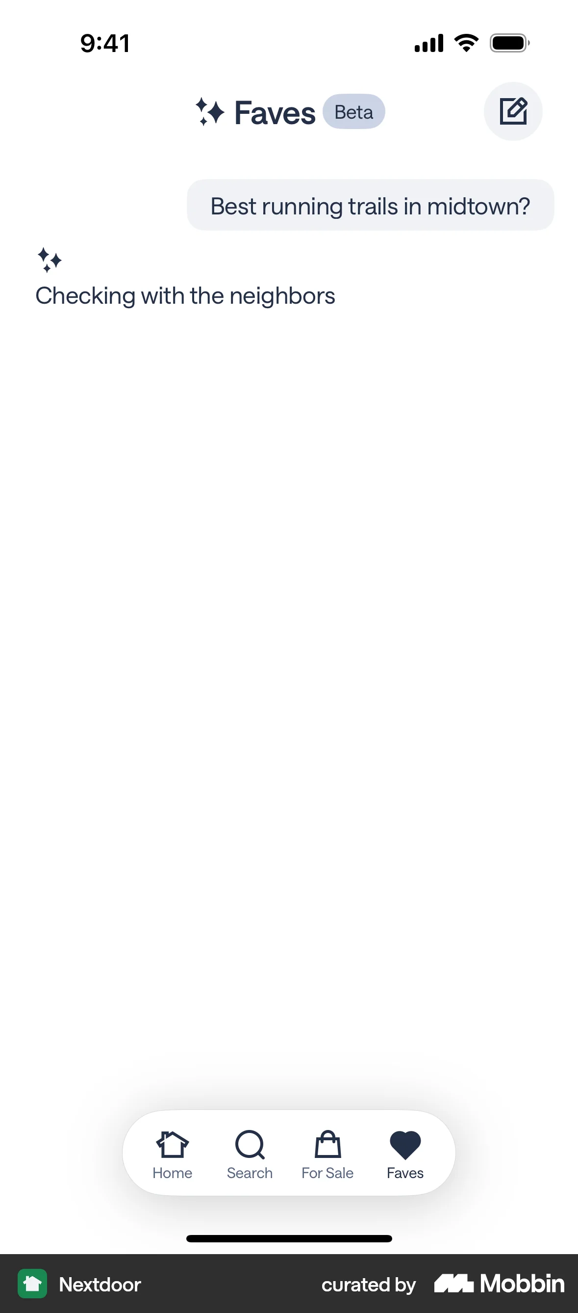 Nextdoor iOS Loading screen