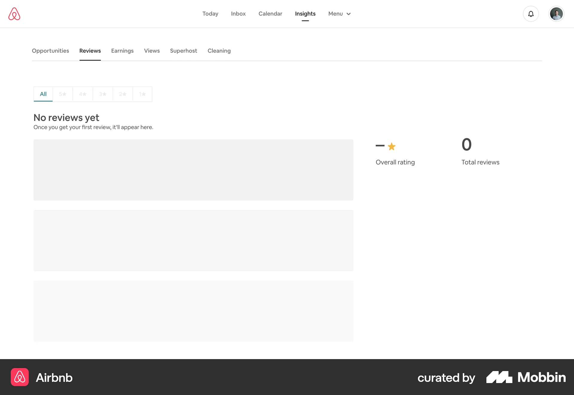 Airbnb Web screen containing Segmented Control UI element