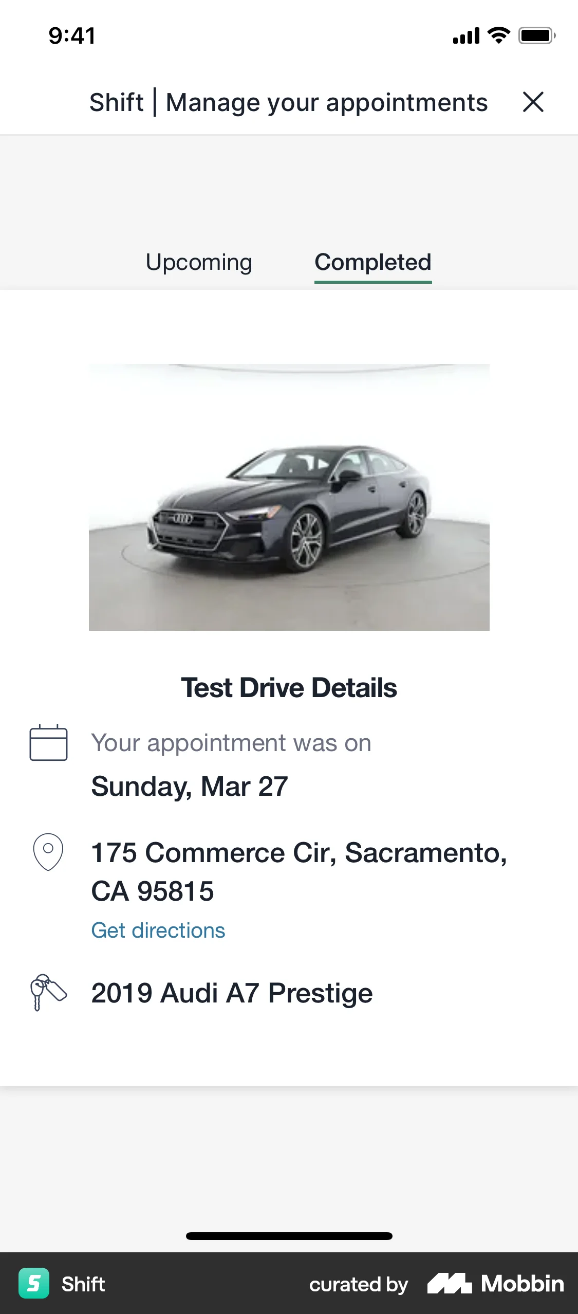 Shift iOS Location & Address screen