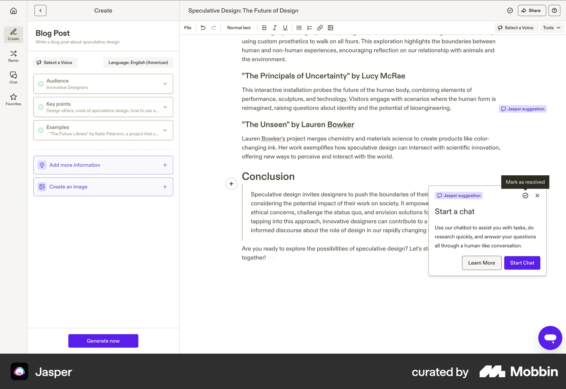 Jasper Web screen containing Tooltip UI element