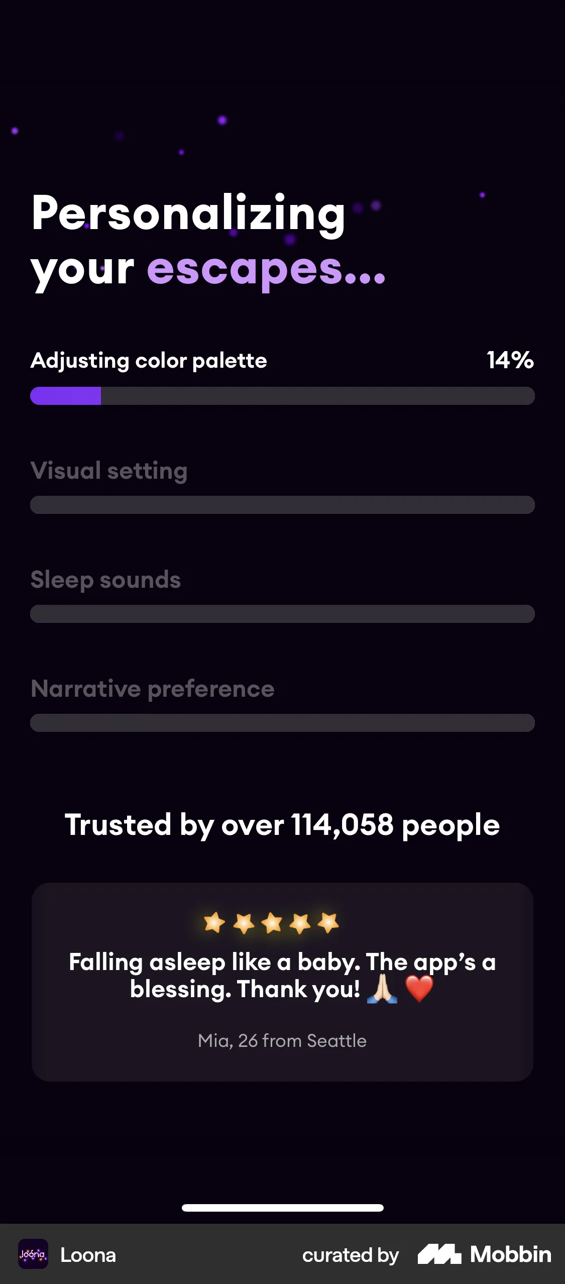 Loona iOS Reviews & Ratings screen