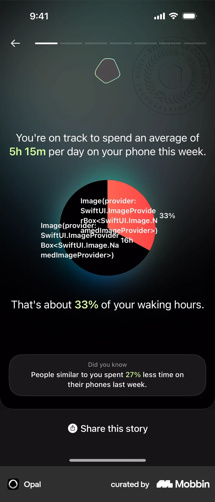 Pie Chart Ui Example Pie Chart UI Design Examples for Mobile