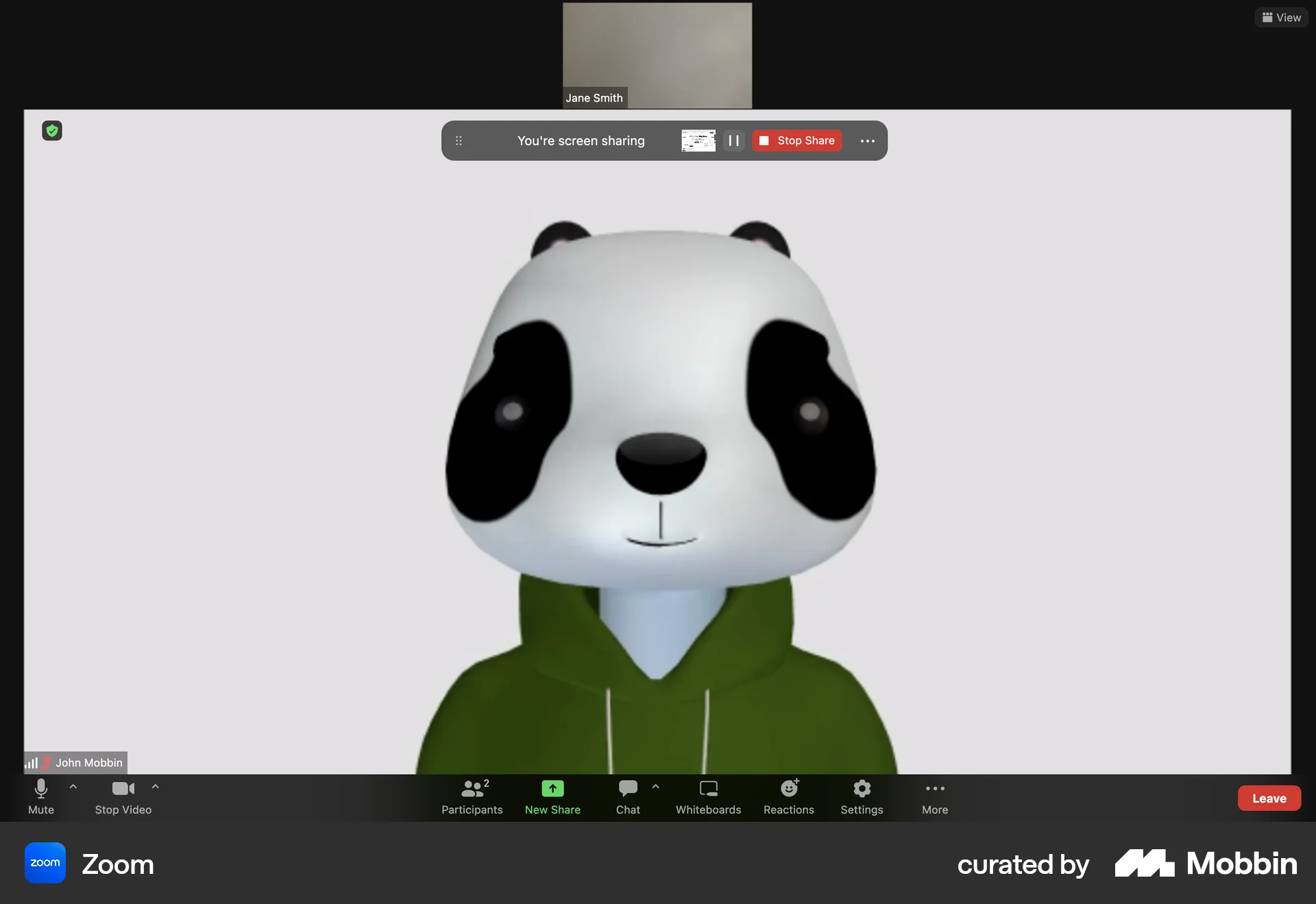 Zoom Web Audio & Video Recorder screen
