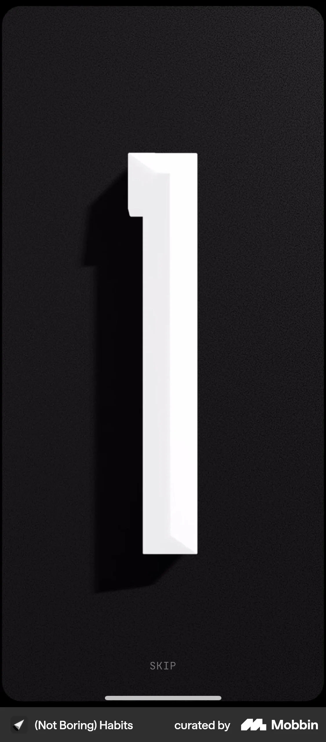 (Not Boring) Habits screen