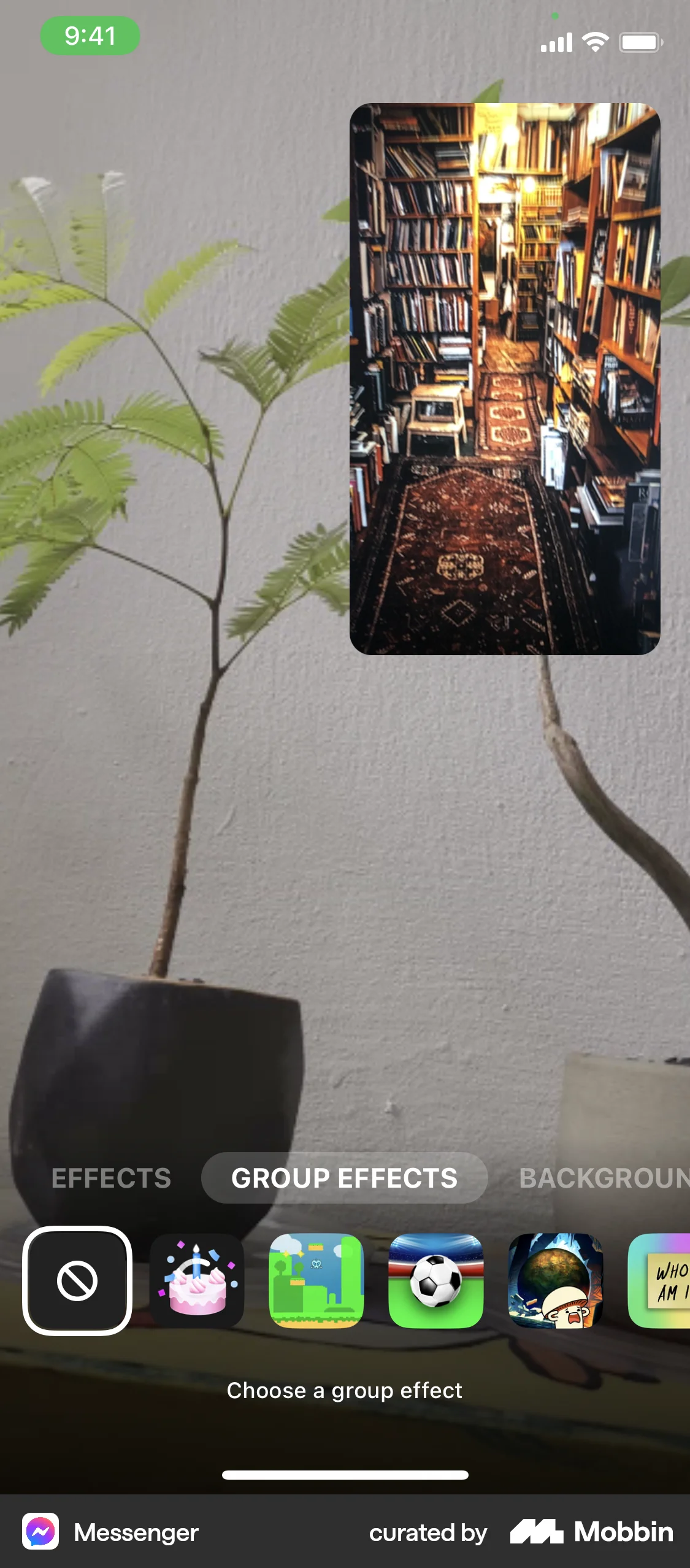 Messenger iOS Camera & Scanner screen