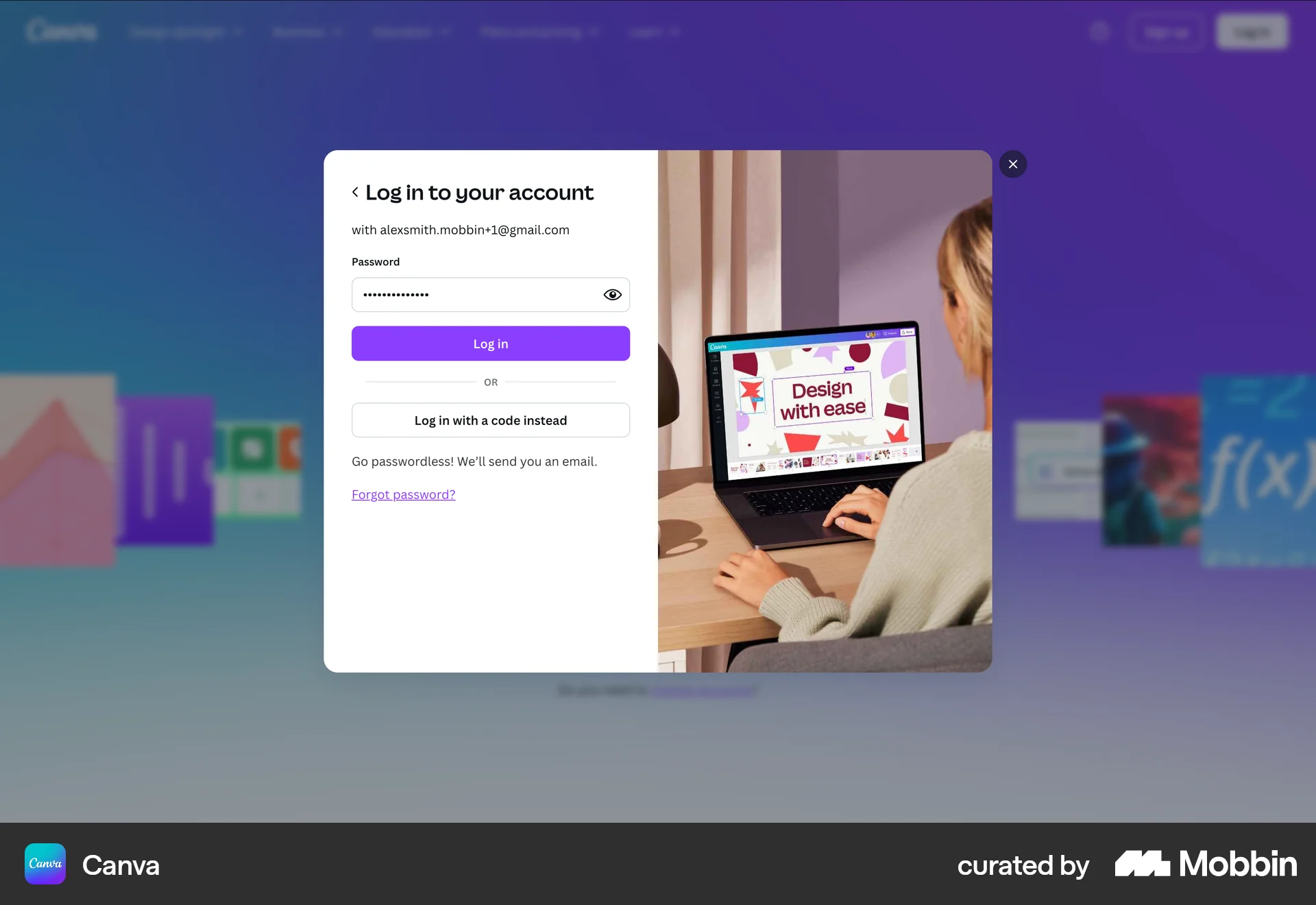 Canva Web Photo & Video App screen