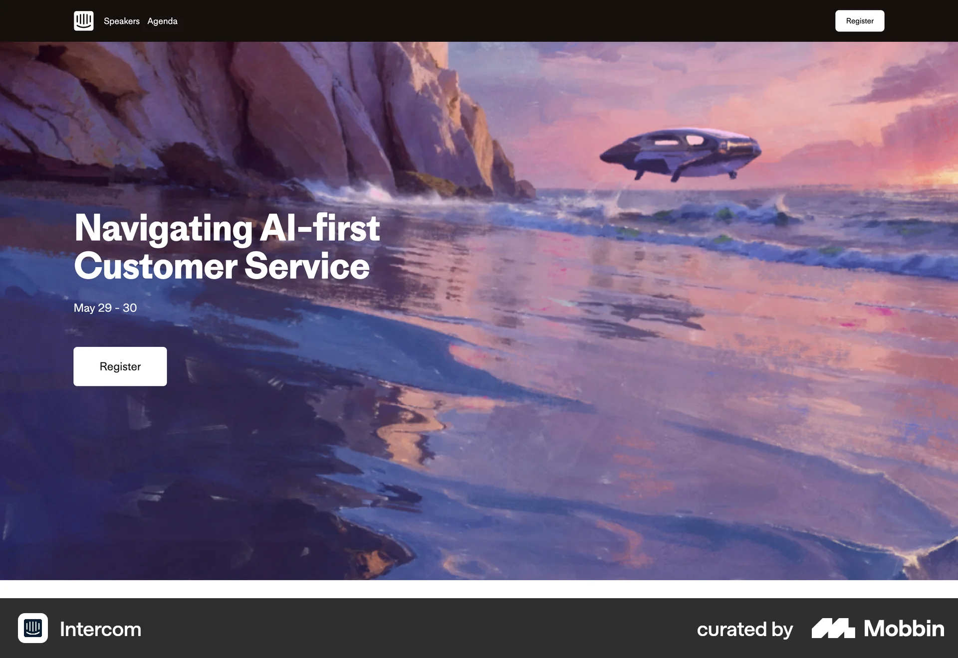 Intercom Web Event Detail screen